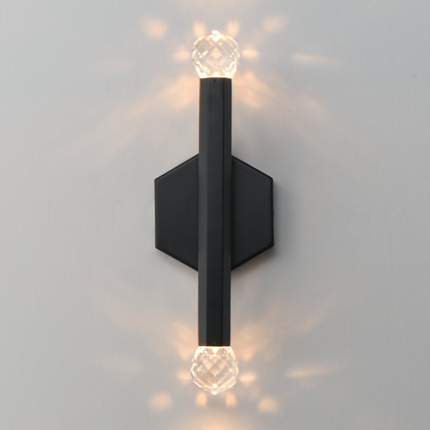 Allumettes 2-Light LED Wall Sconce Black by ET2
