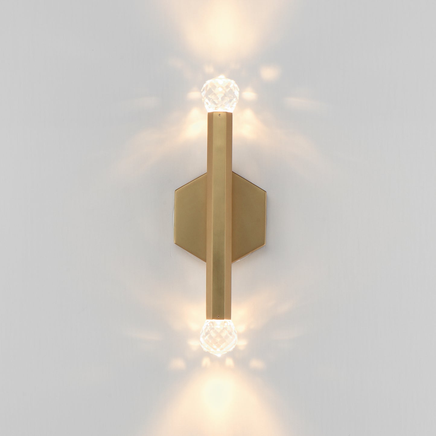 Allumettes 2-Light LED Wall Sconce Gold by ET2