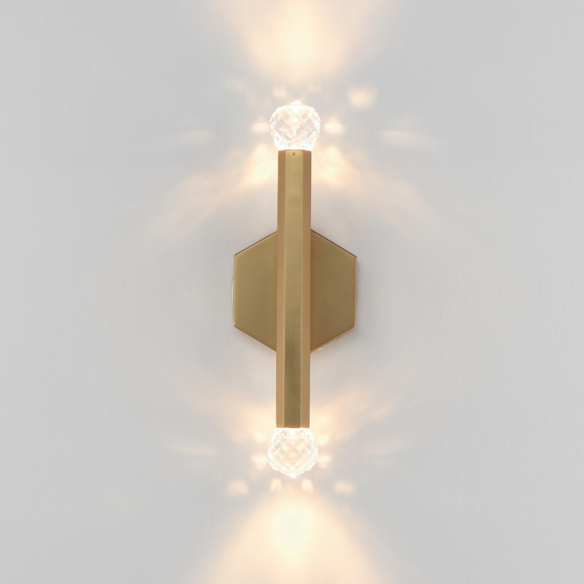 Allumettes 2-Light LED Wall Sconce Gold by ET2