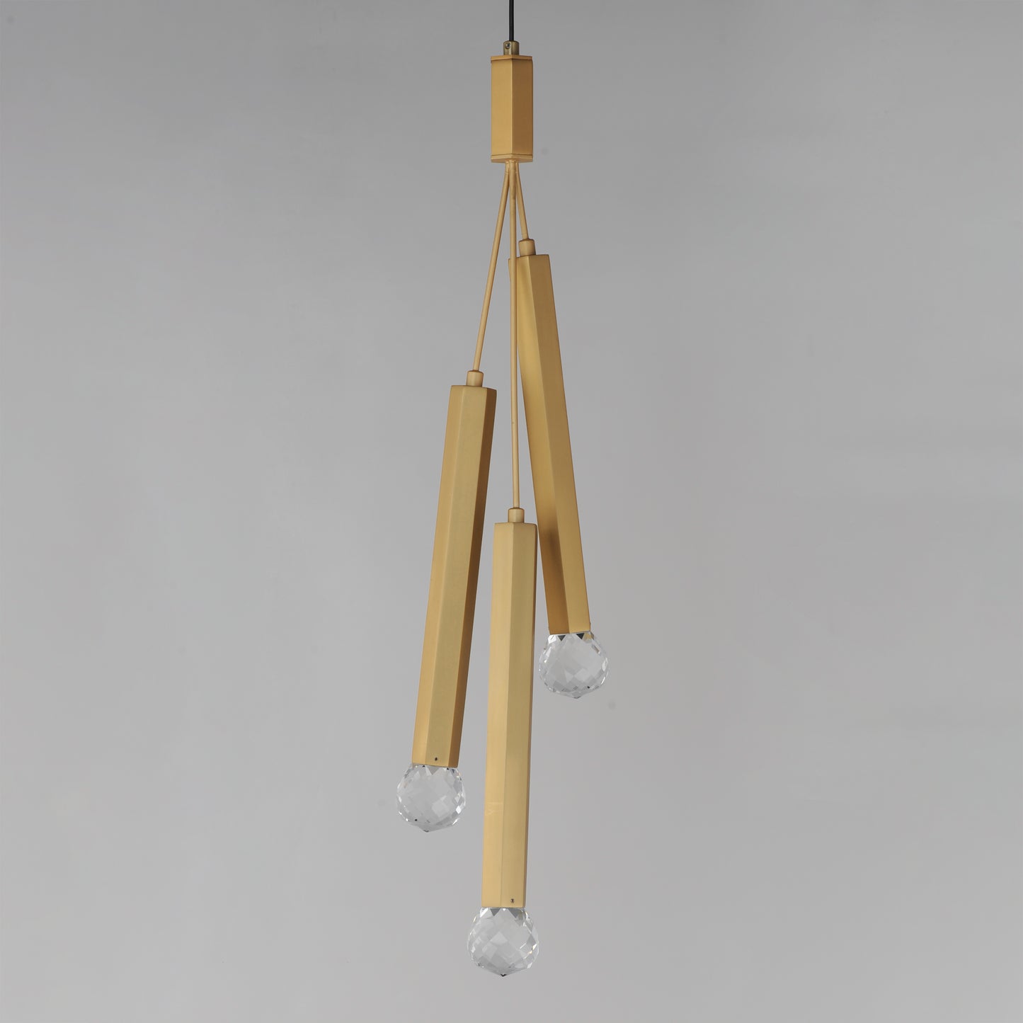 Allumettes 3-Light LED Pendant Gold by ET2