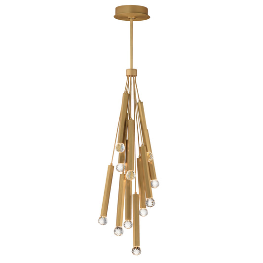 Allumettes 12-Light LED Pendant Gold by ET2