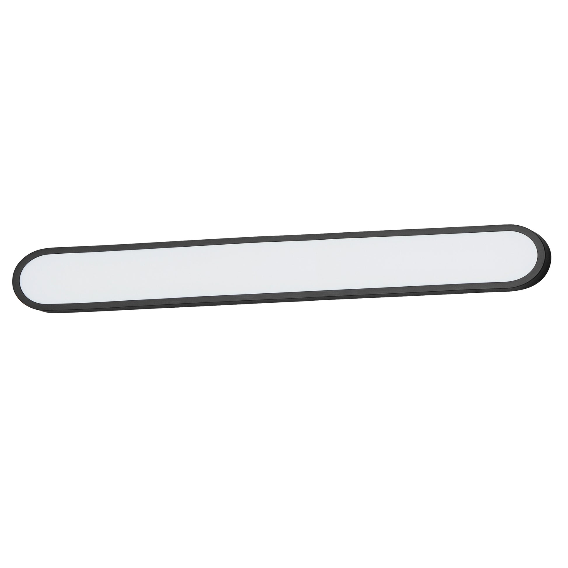 Latitude 48" LED Bath Sconce Black by ET2