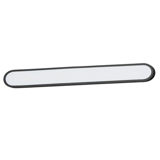 Latitude 48" LED Bath Sconce Black by ET2