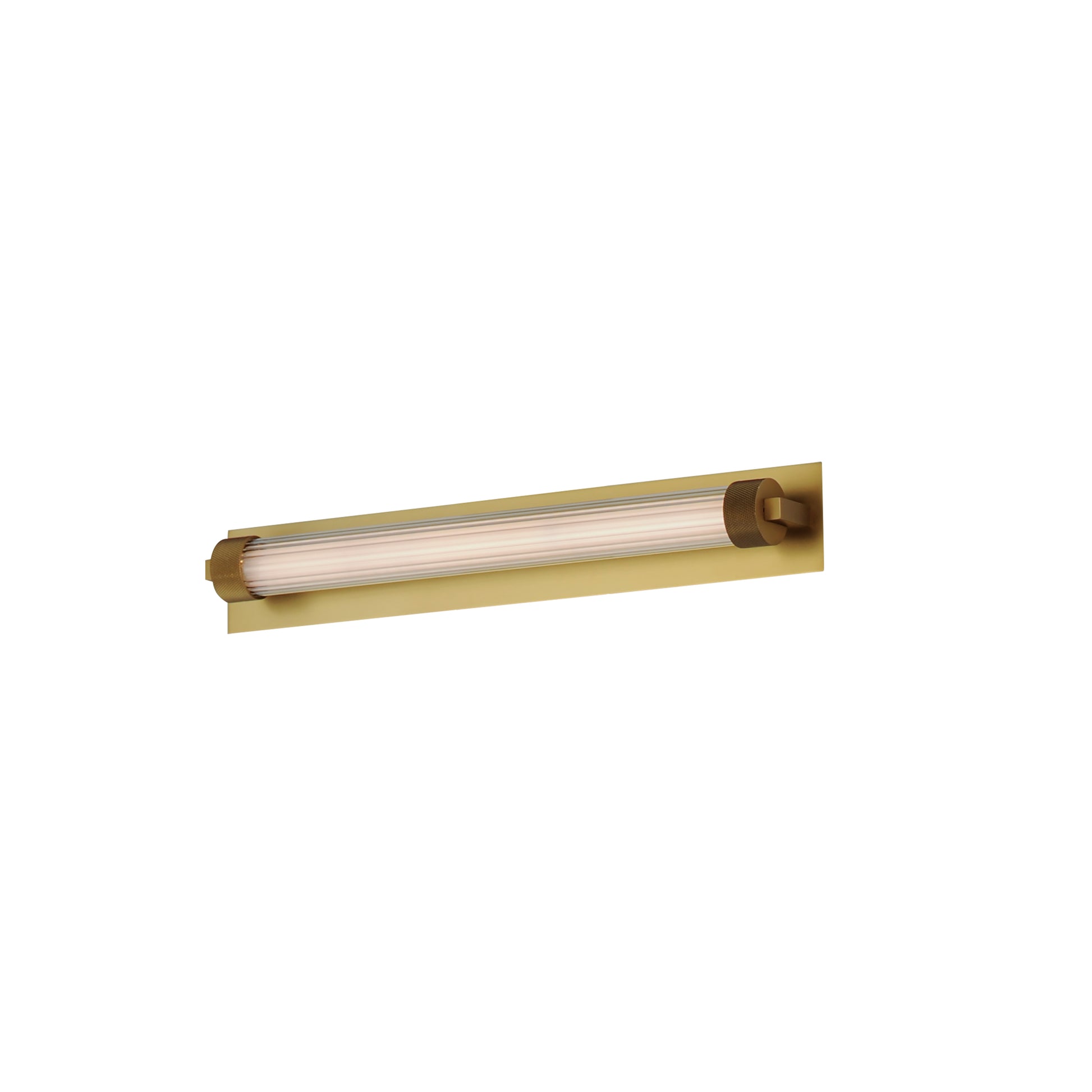 Doric 18" LED Wall Sconce Natural Aged Brass by ET2