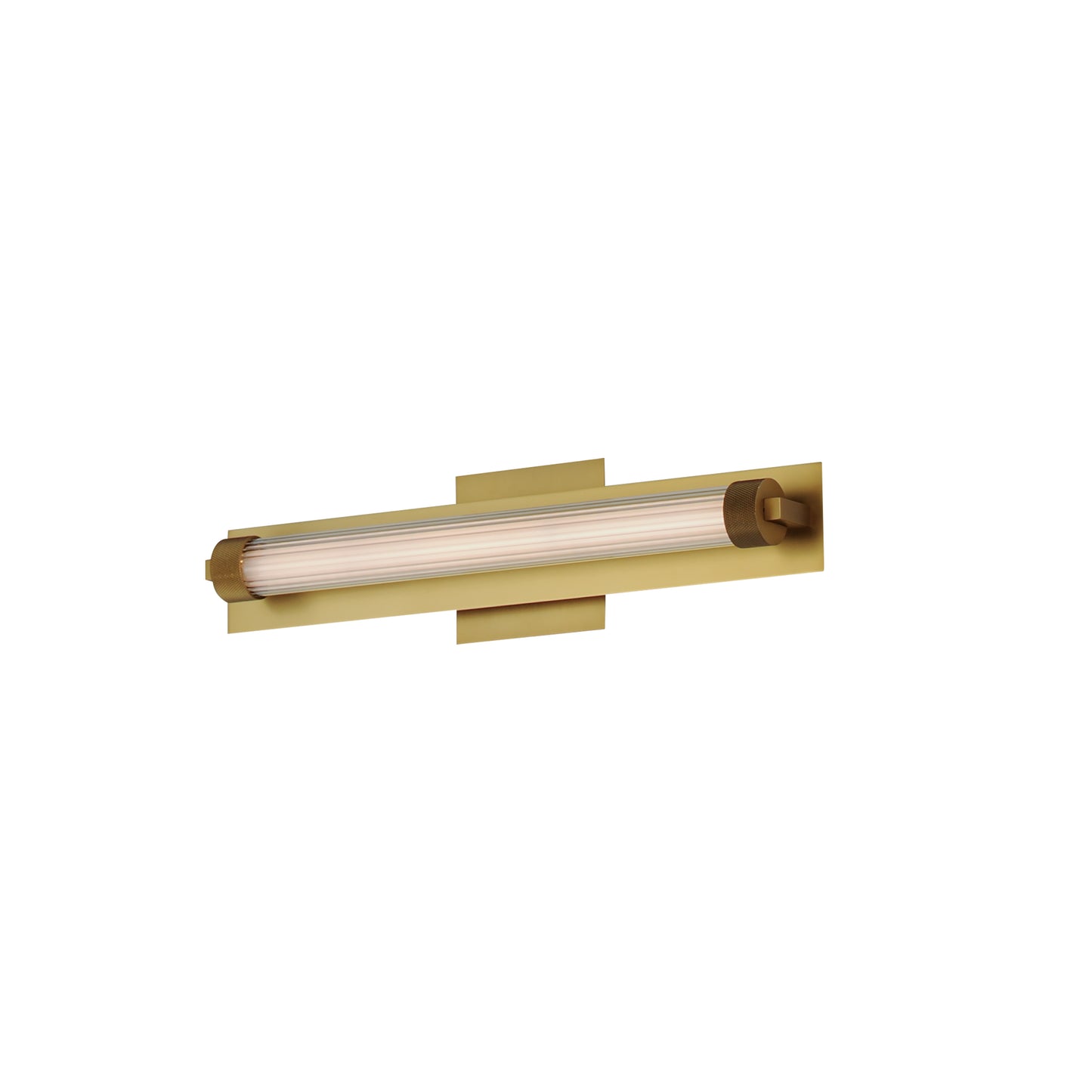 Doric 18" LED Wall Sconce Natural Aged Brass by ET2