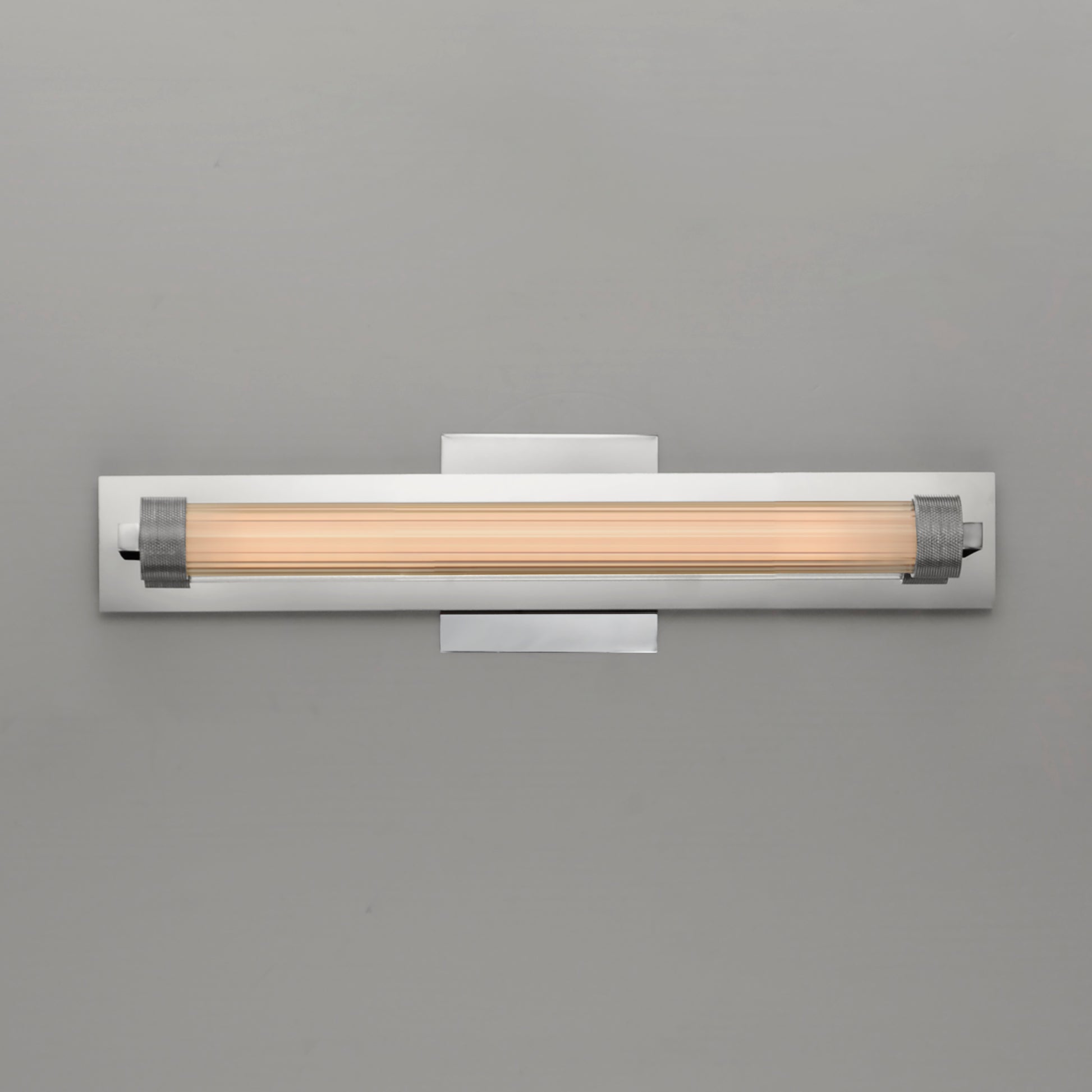 Doric 18" LED Wall Sconce Polished Chrome by ET2