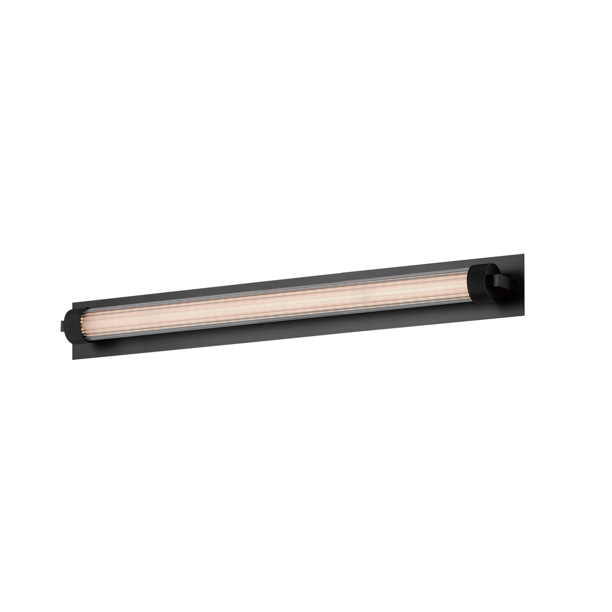 Doric 24" LED Bath Sconce Black by ET2