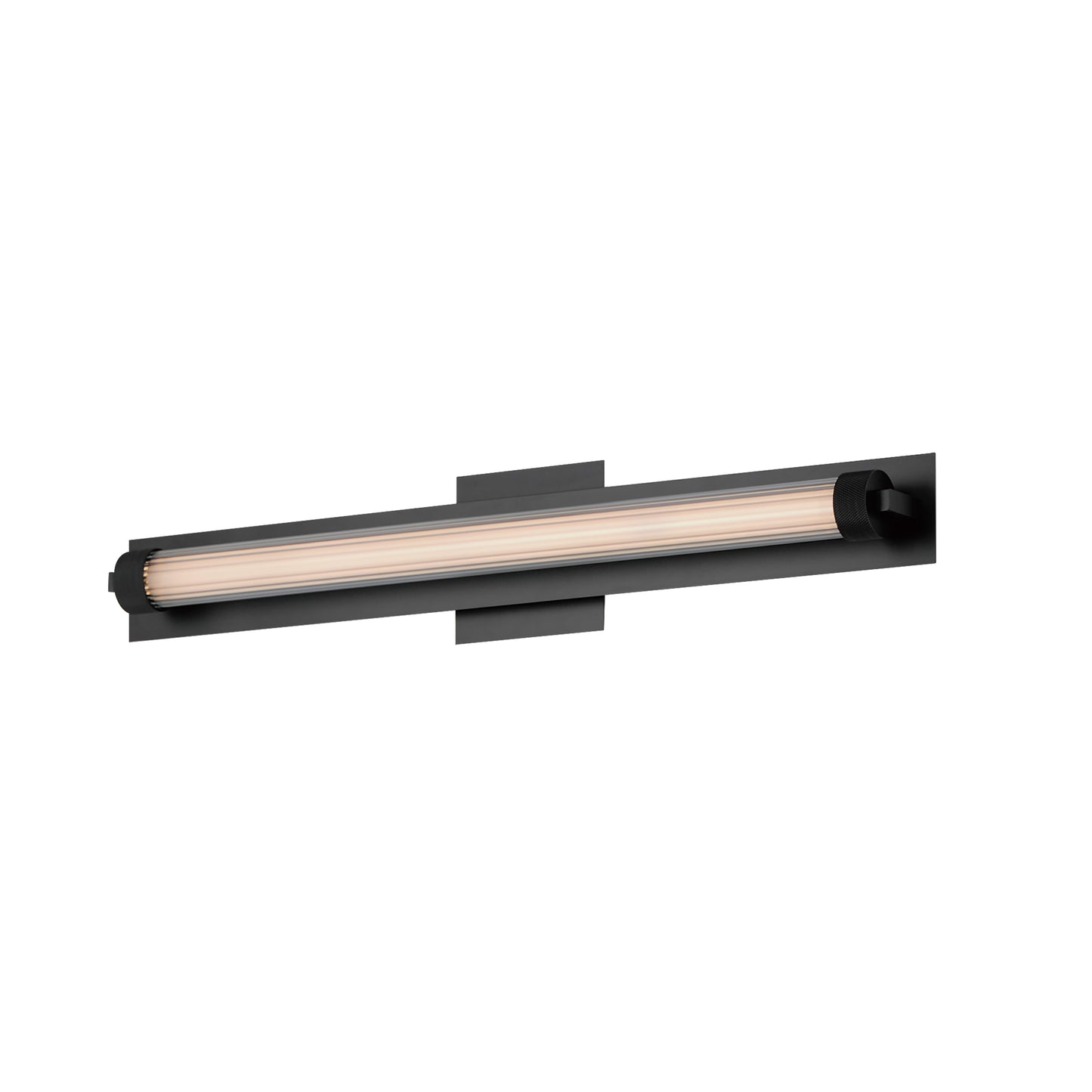 Doric 24" LED Bath Sconce Black by ET2