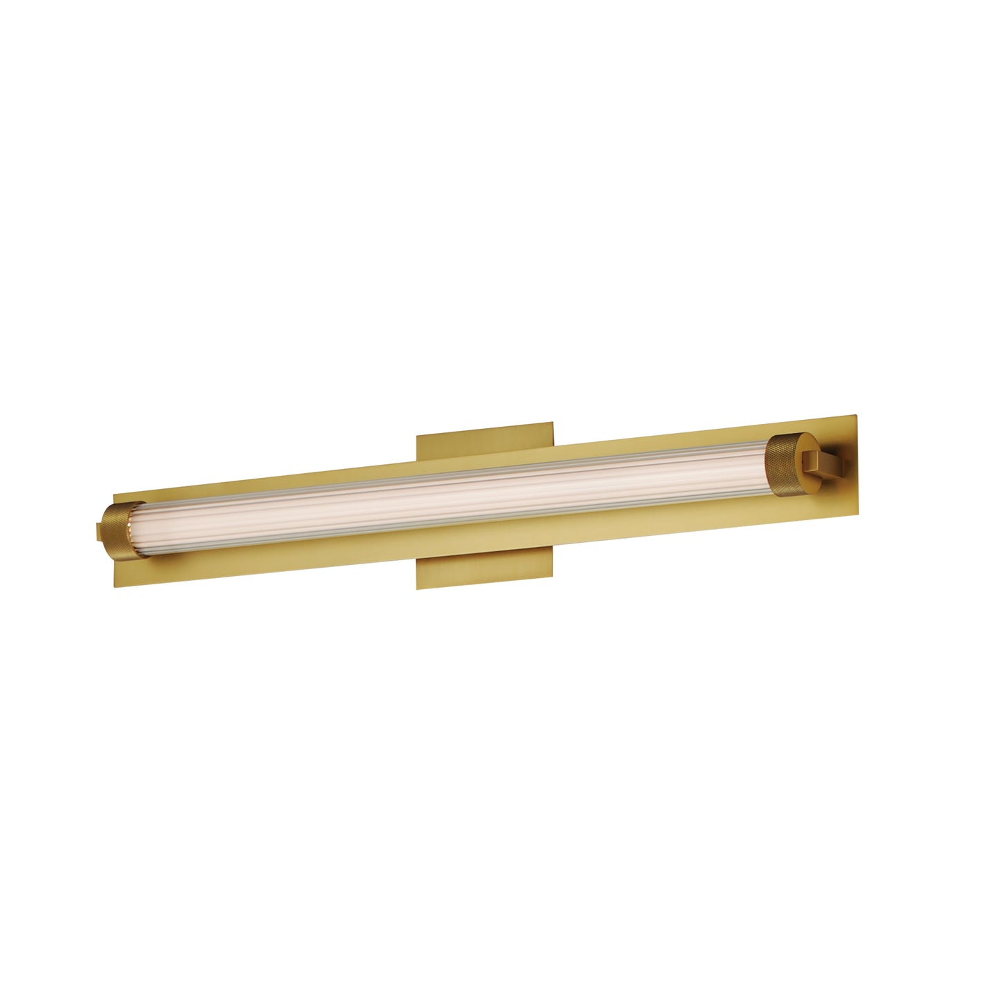 Doric 24" LED Bath Sconce Natural Aged Brass by ET2