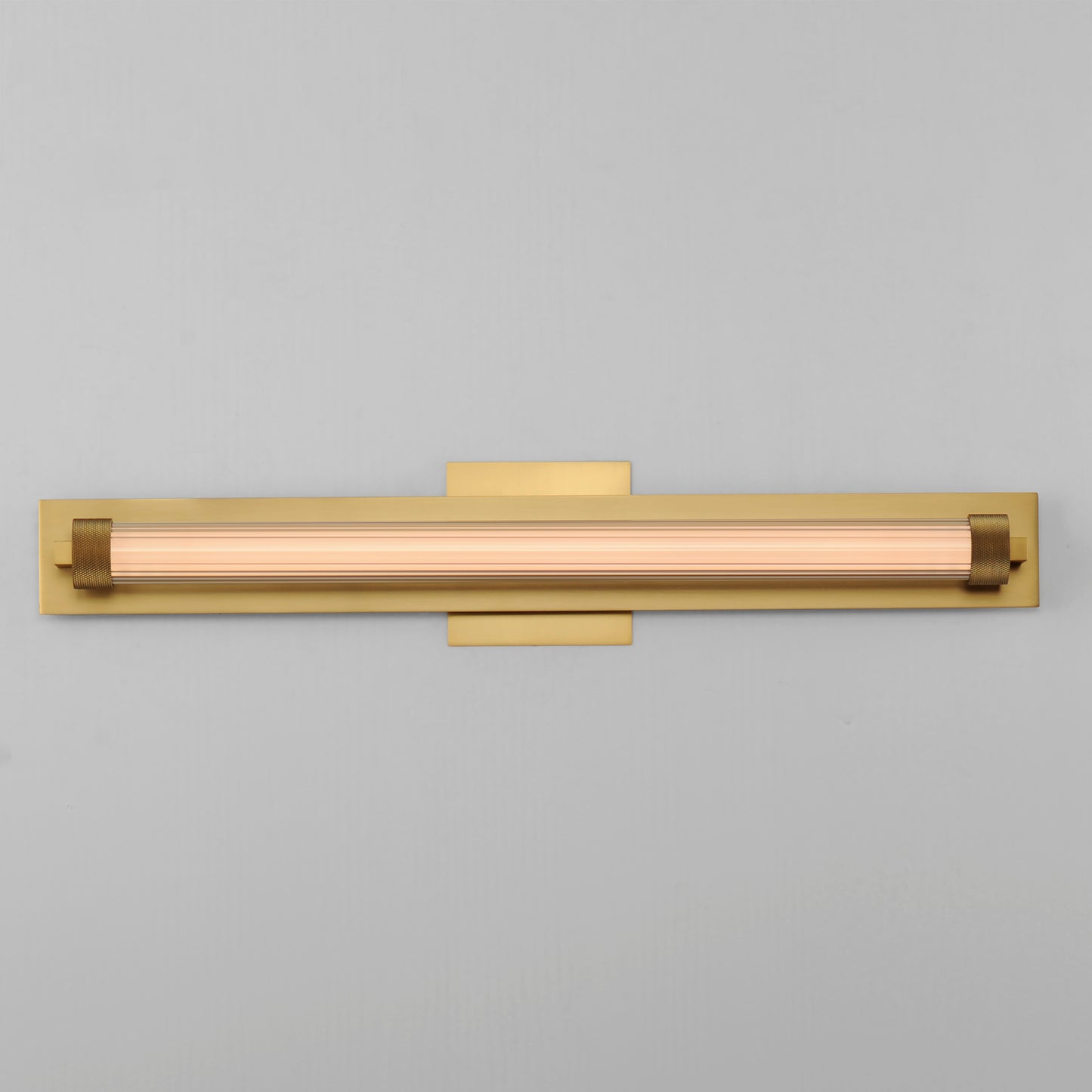 Doric 24" LED Bath Sconce Natural Aged Brass by ET2