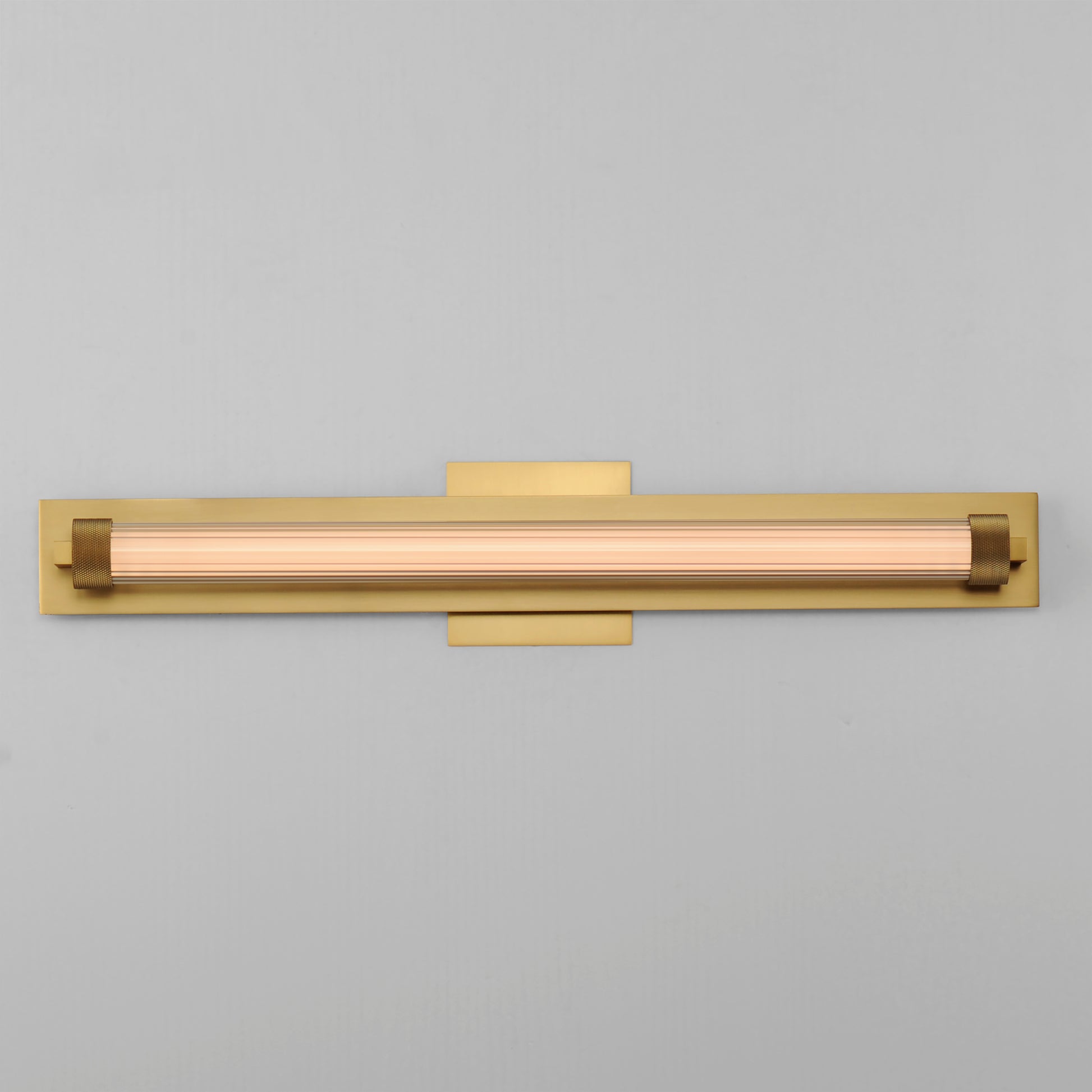 Doric 24" LED Bath Sconce Natural Aged Brass by ET2