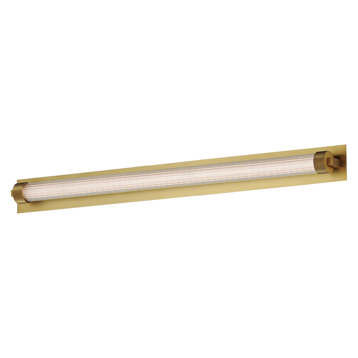 Doric 30" LED Bath Sconce Natural Aged Brass by ET2