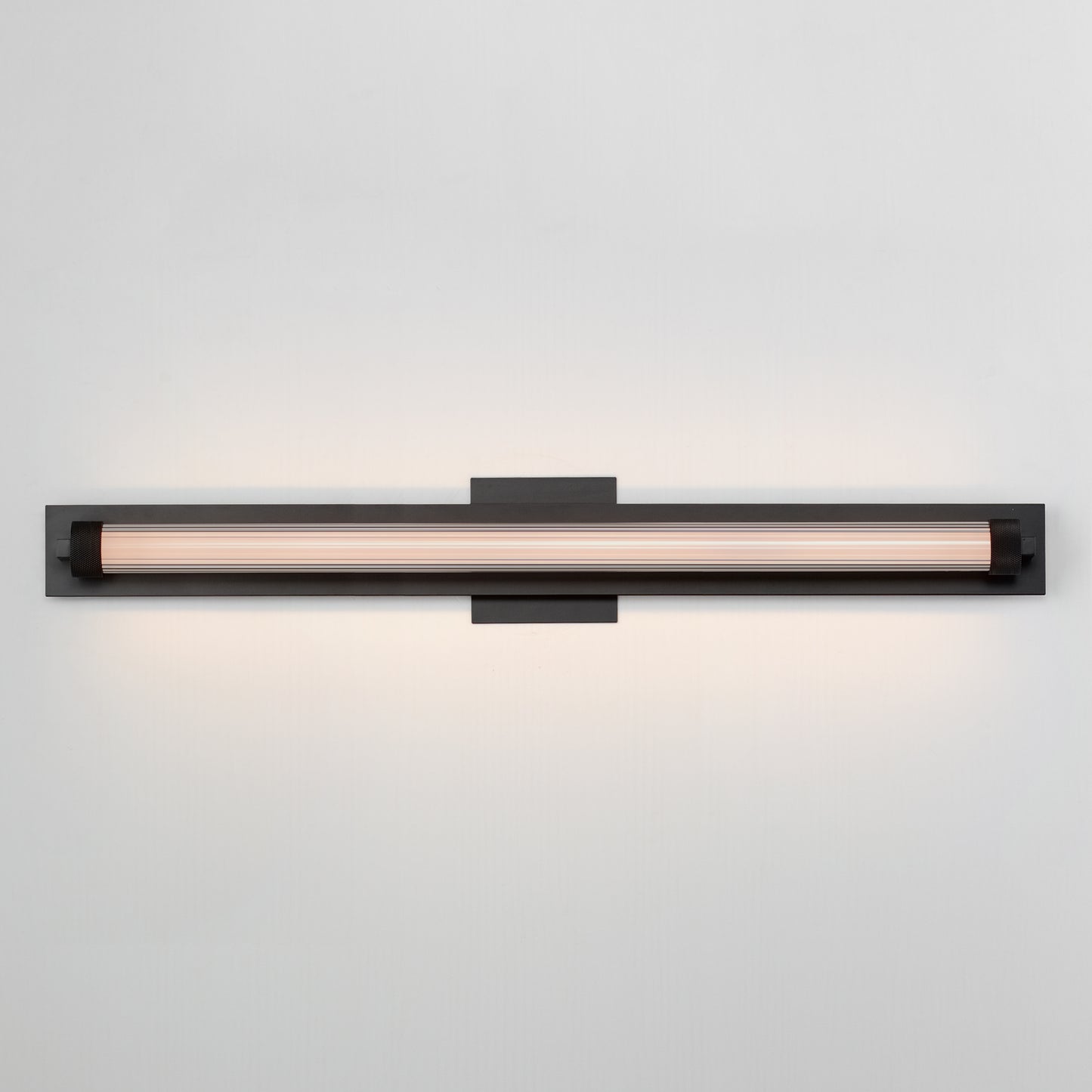 Doric 30" LED Bath Sconce Black by ET2