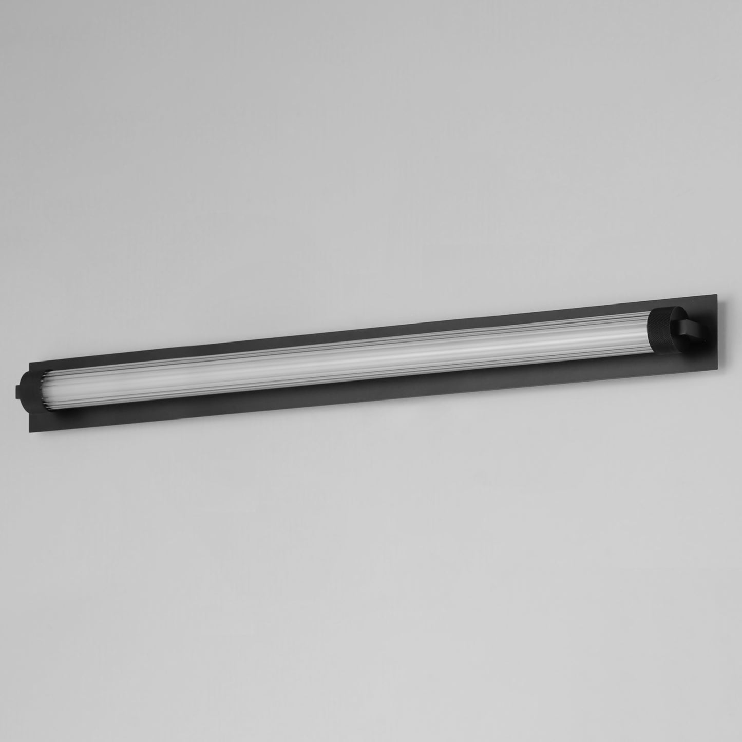 Doric 30" LED Bath Sconce Black by ET2