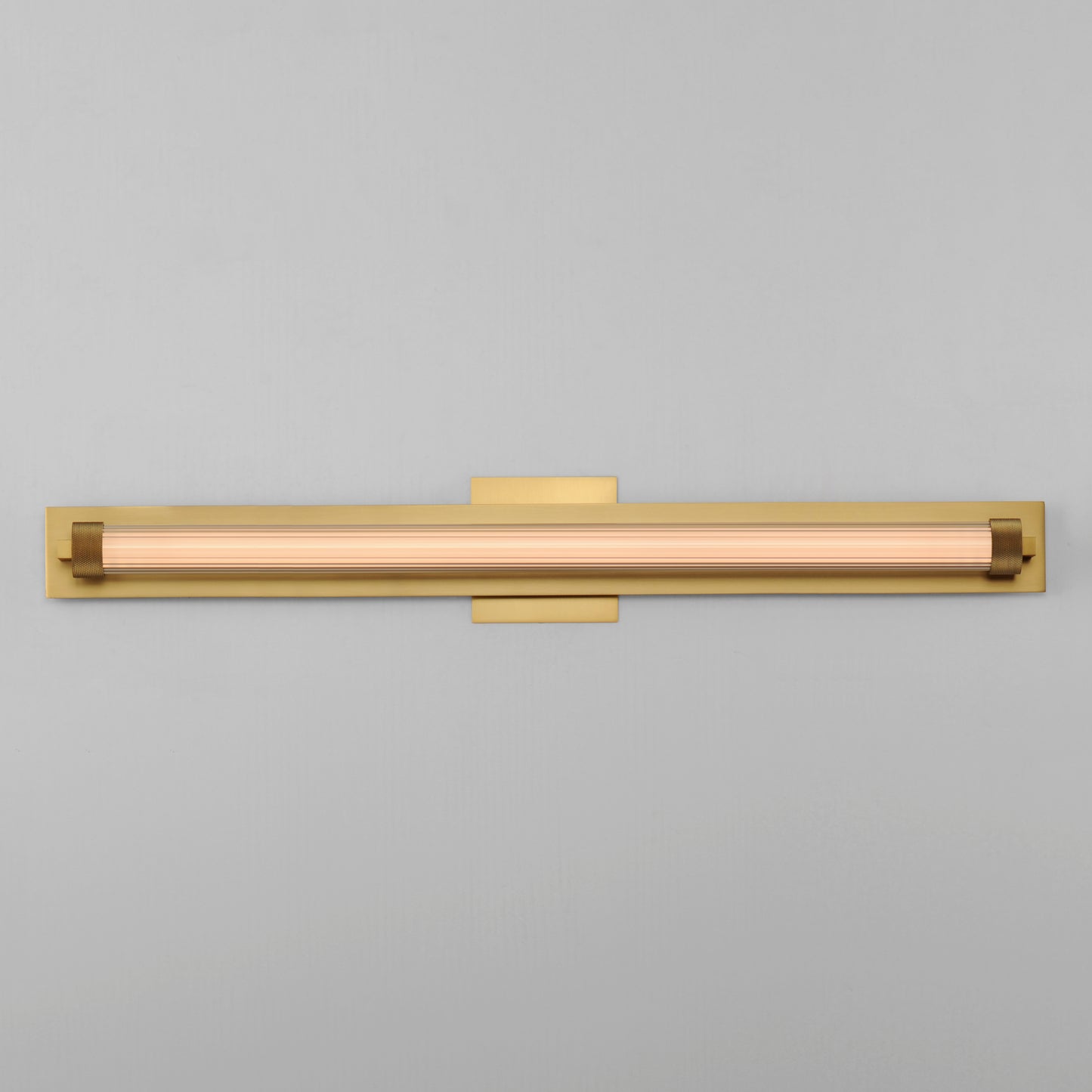 Doric 30" LED Bath Sconce Natural Aged Brass by ET2