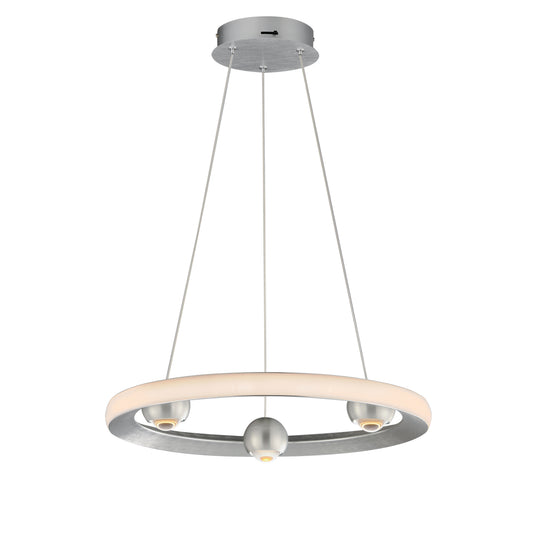 Nodes 18" LED Pendant CCT Select Brushed Aluminum by ET2