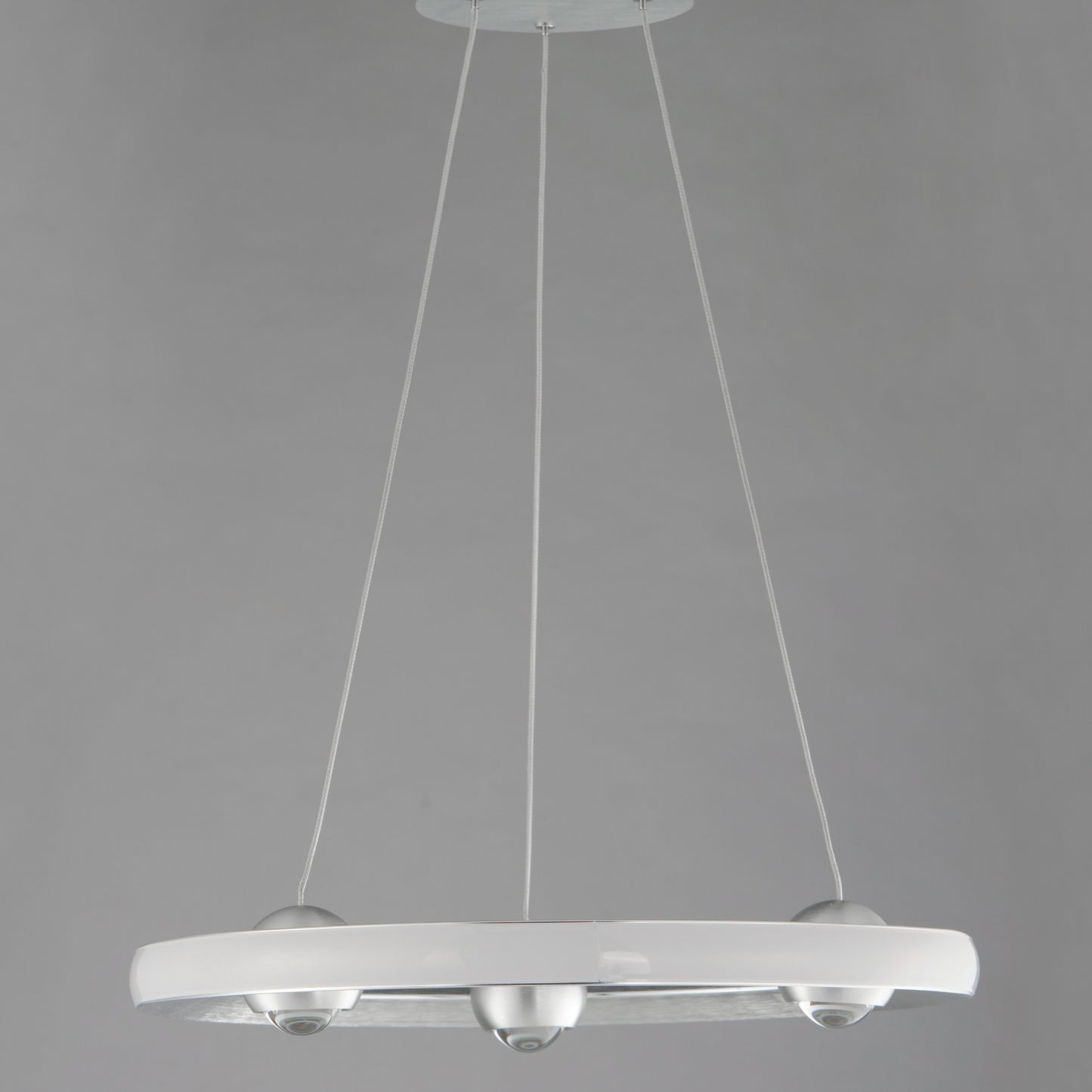 Nodes 18" LED Pendant CCT Select Brushed Aluminum by ET2