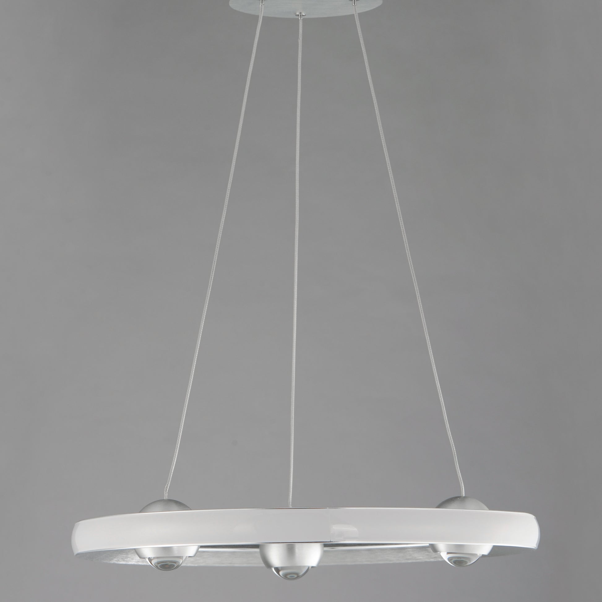 Nodes 18" LED Pendant CCT Select Brushed Aluminum by ET2