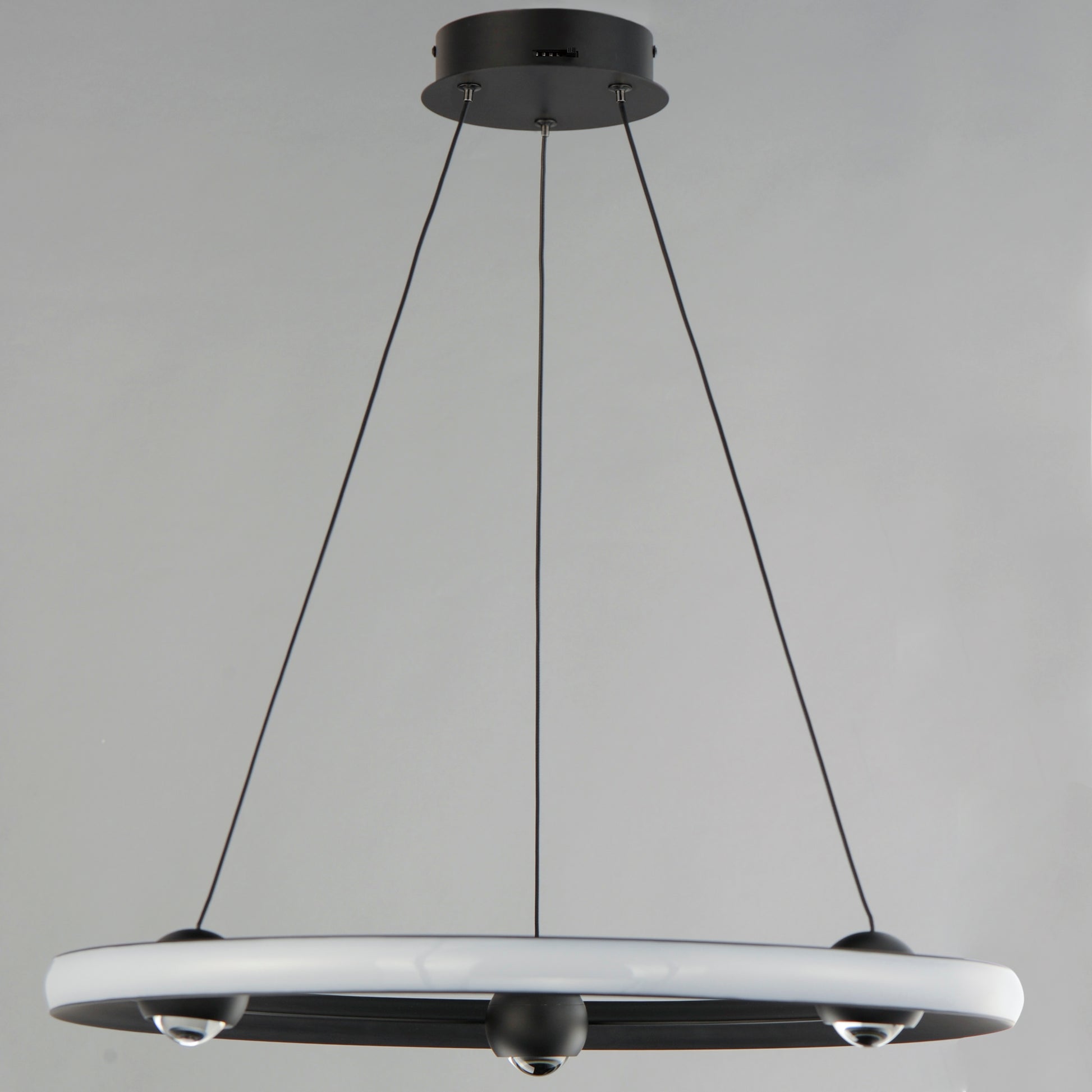 Nodes 24" LED Pendant CCT Select Black by ET2
