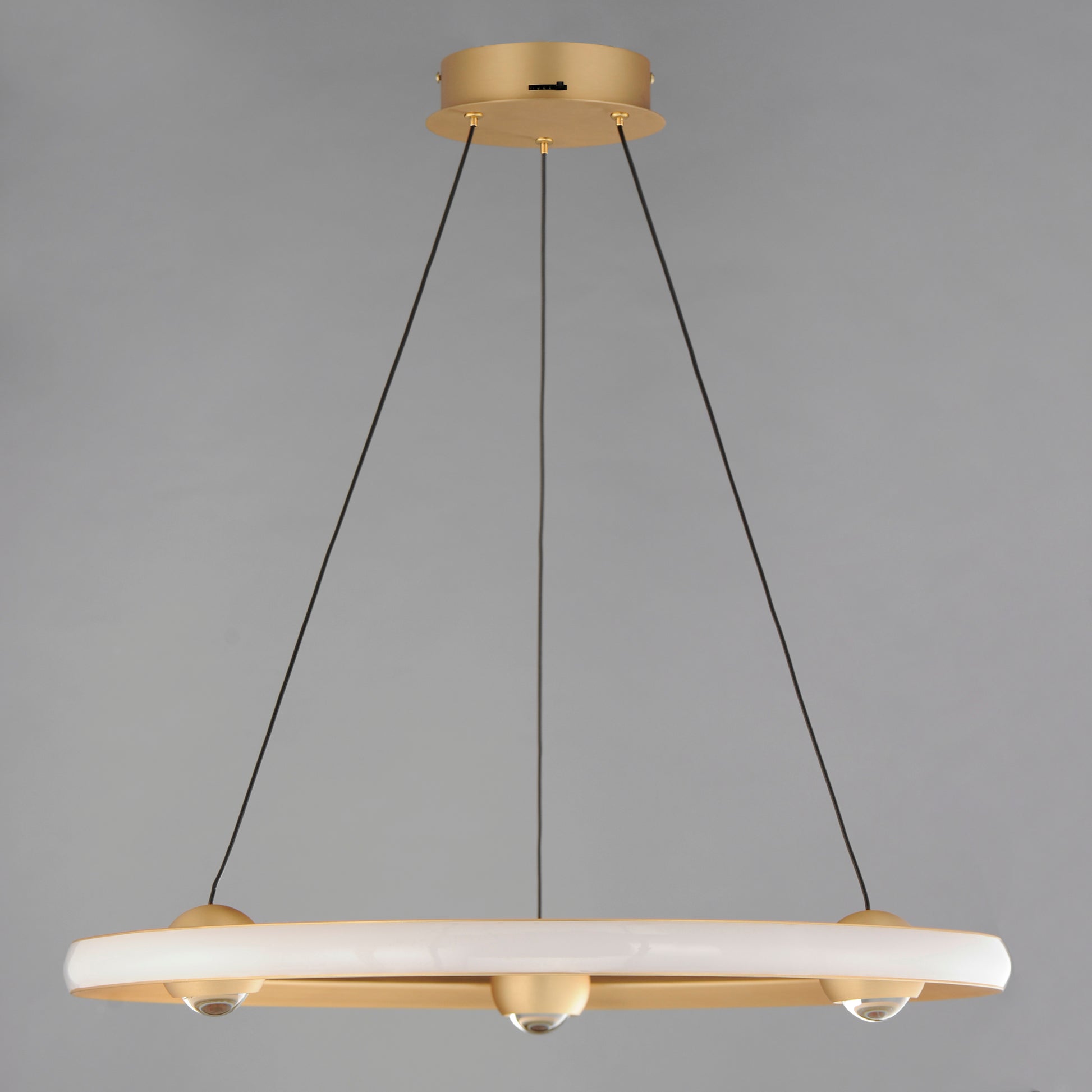 Nodes 24" LED Pendant CCT Select Gold by ET2