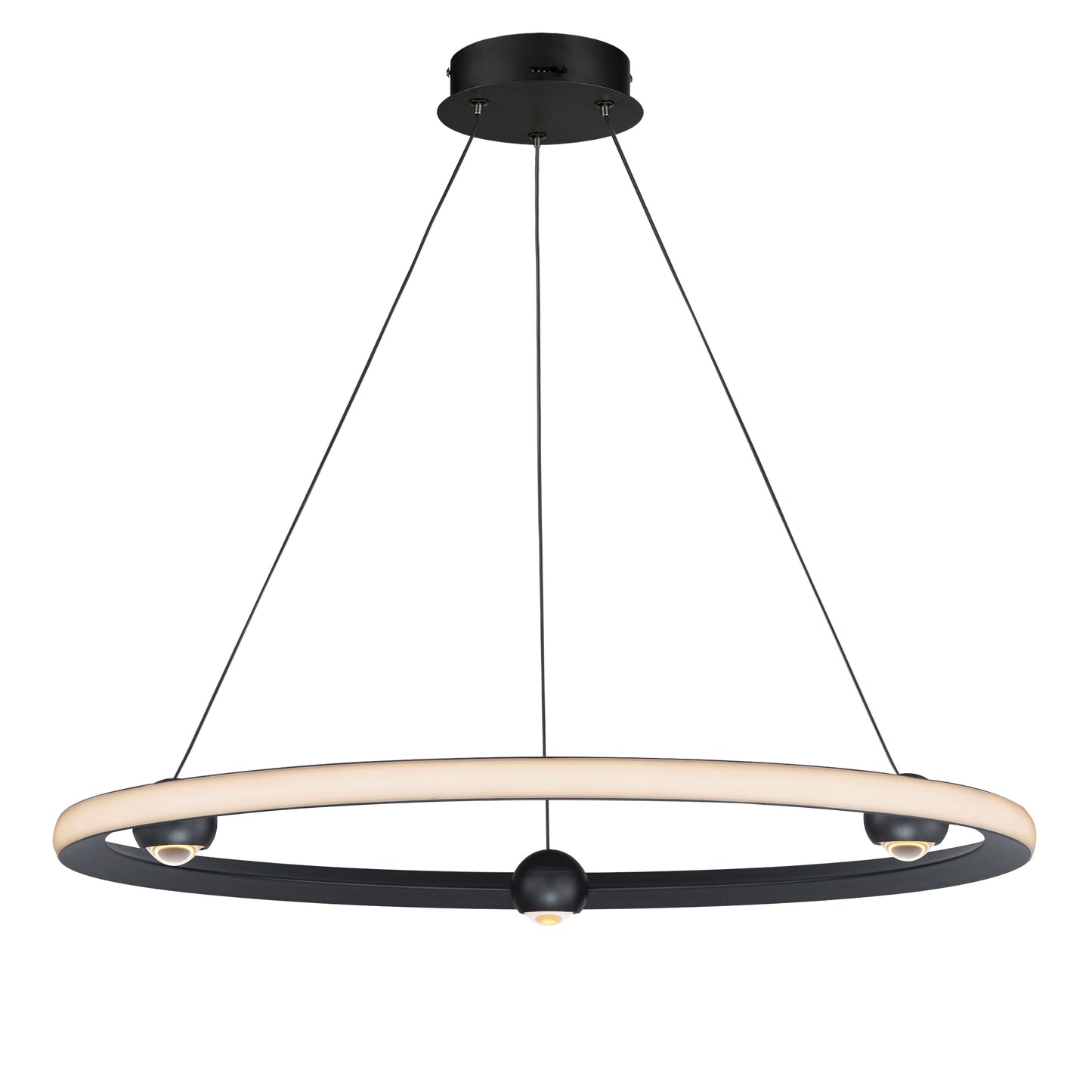Nodes 32" LED Pendant CCT Select Black by ET2