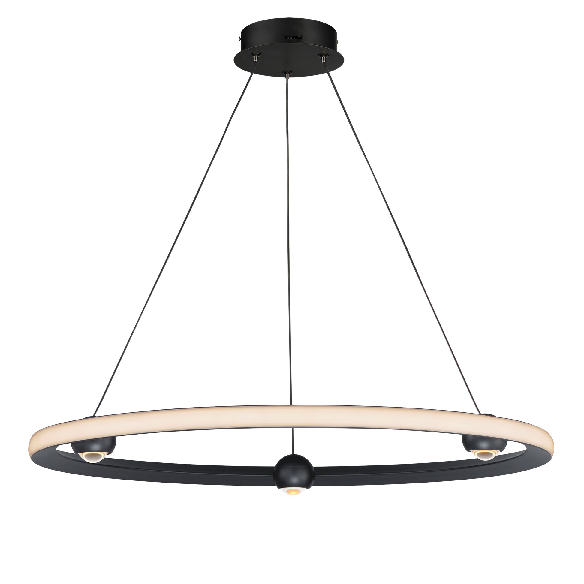 Nodes 32" LED Pendant CCT Select Black by ET2
