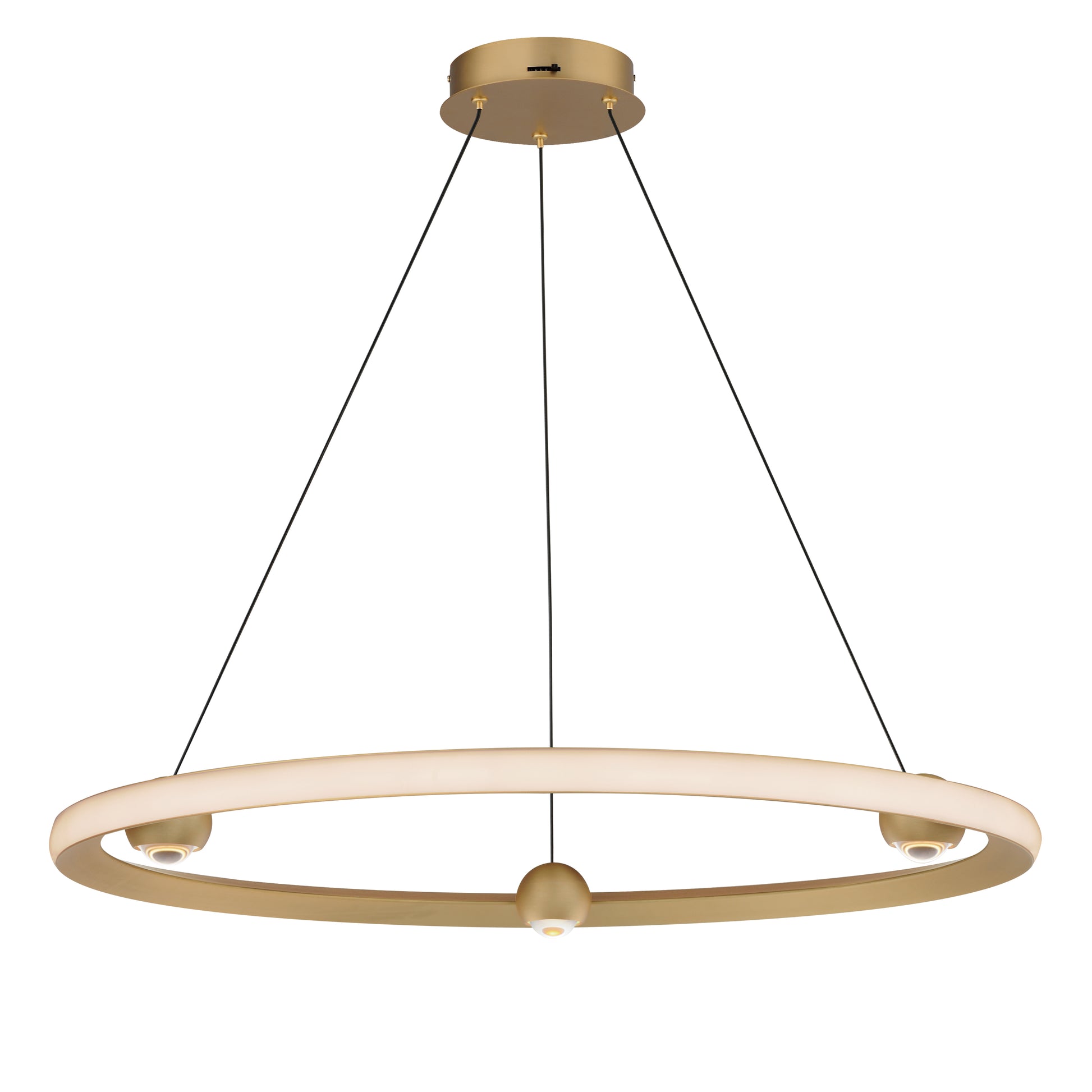 Nodes 32" LED Pendant CCT Select Gold by ET2