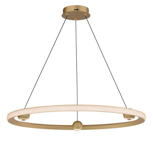 Nodes 32" LED Pendant CCT Select Gold by ET2