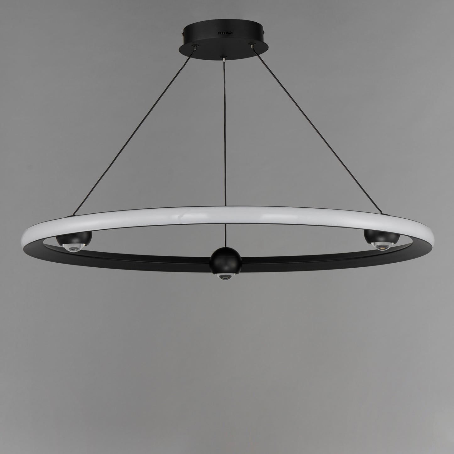 Nodes 32" LED Pendant CCT Select Black by ET2