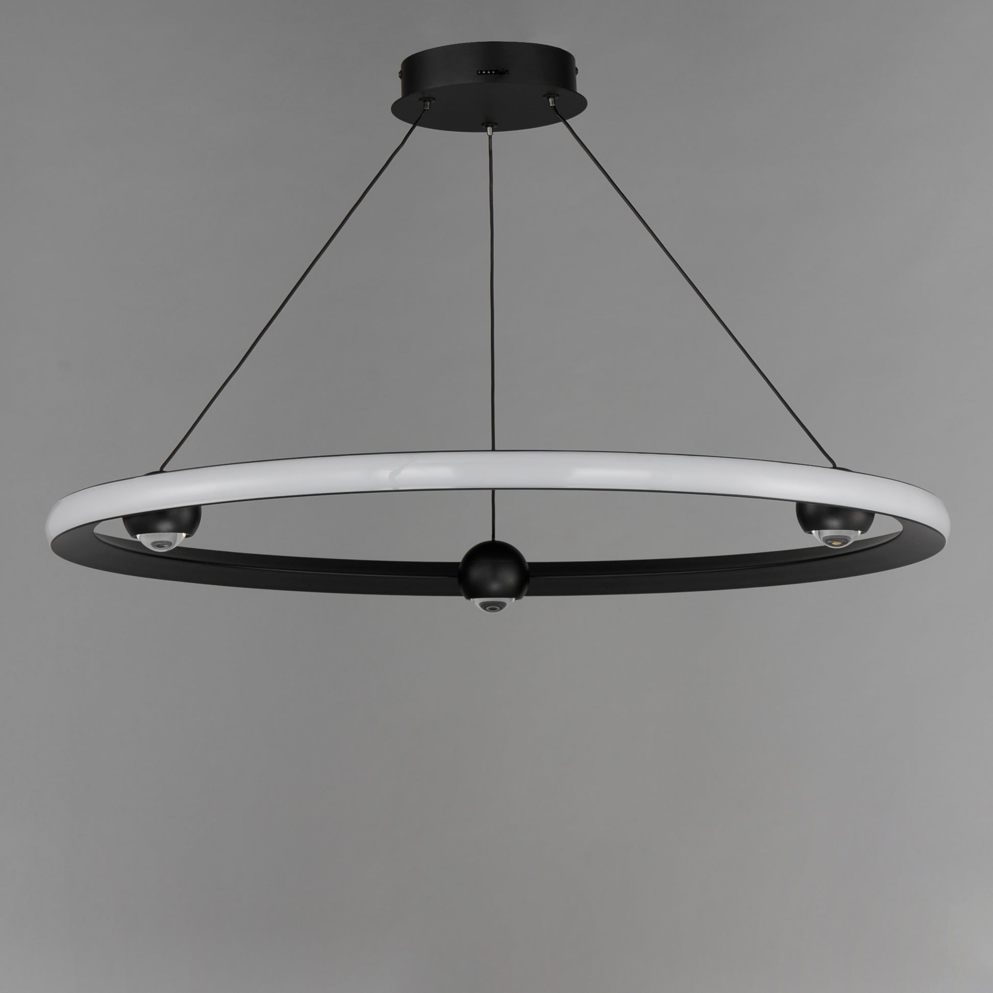Nodes 32" LED Pendant CCT Select Black by ET2