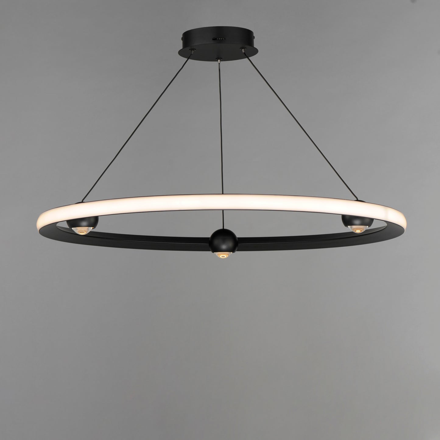 Nodes 32" LED Pendant CCT Select Black by ET2