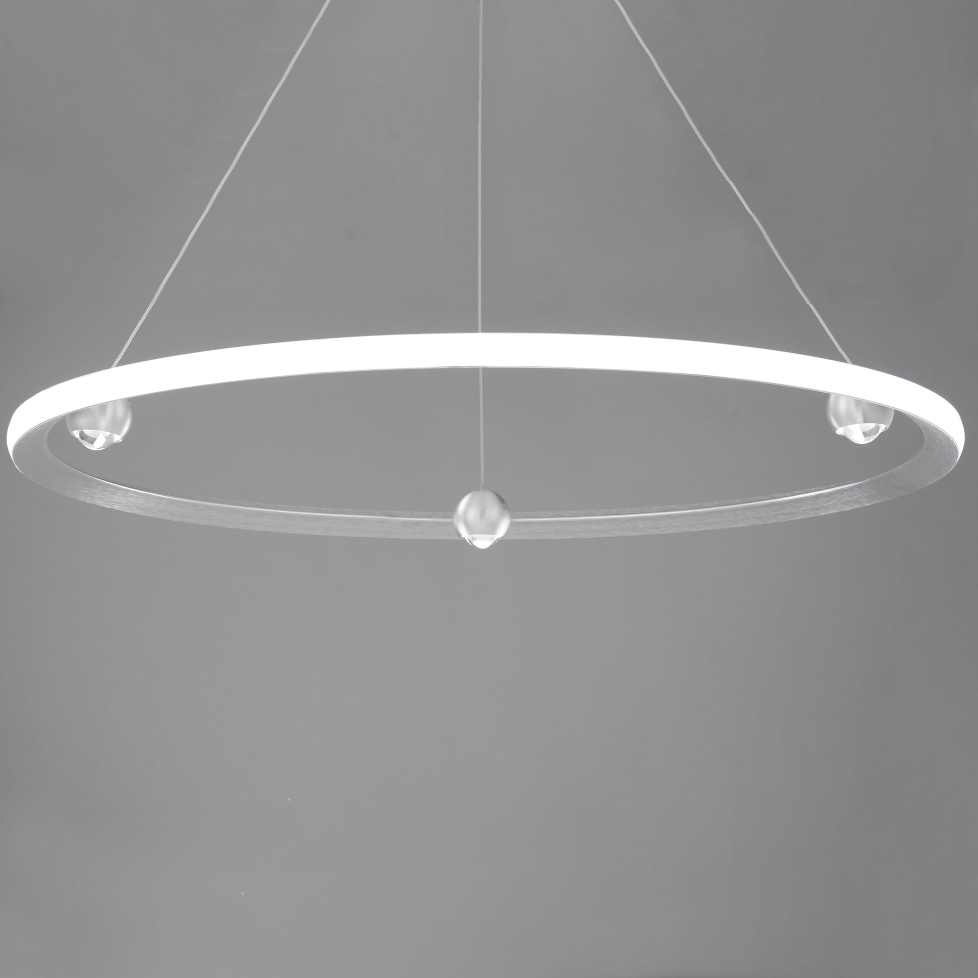 Nodes 40" LED Pendant CCT Select Brushed Aluminum by ET2