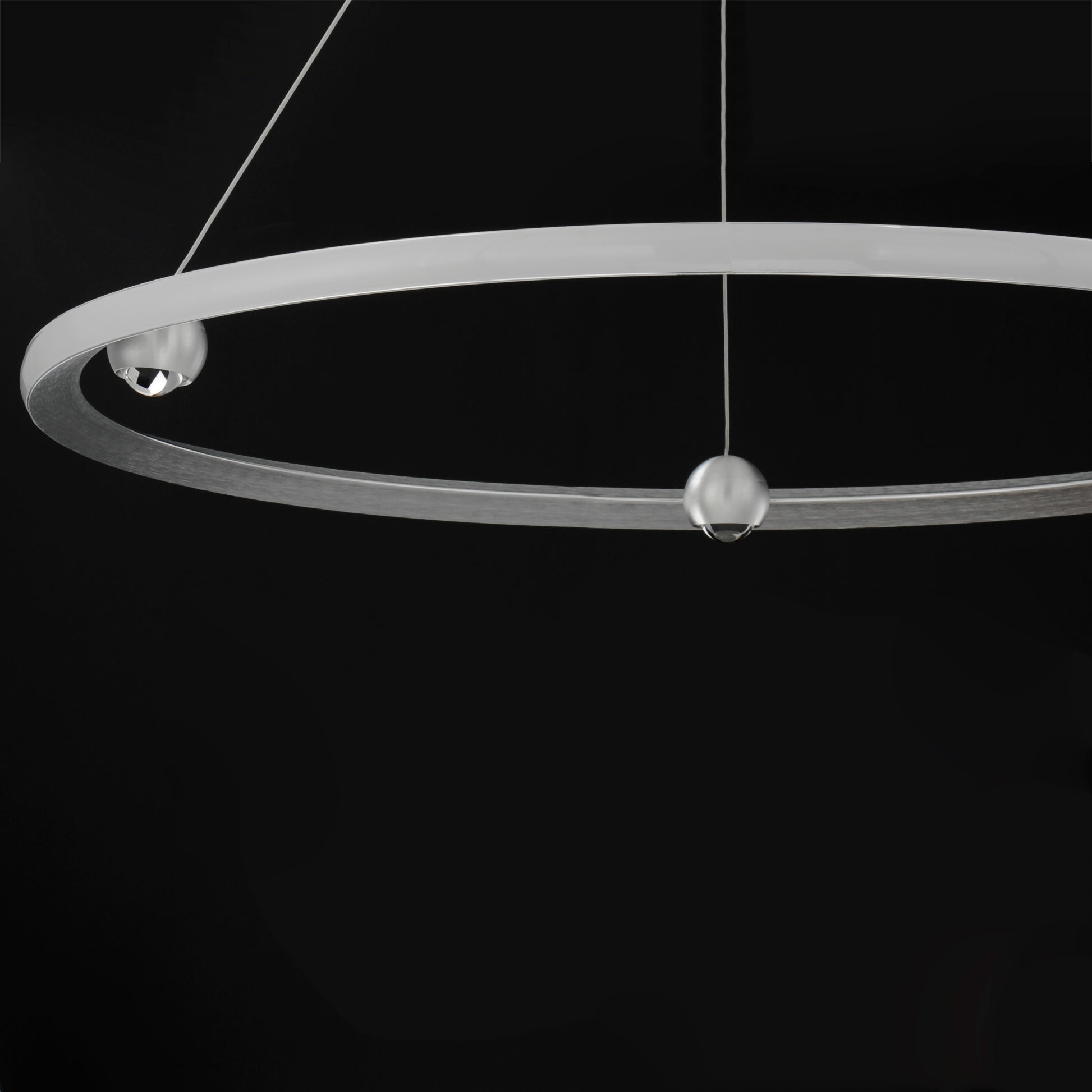 Nodes 40" LED Pendant CCT Select Brushed Aluminum by ET2