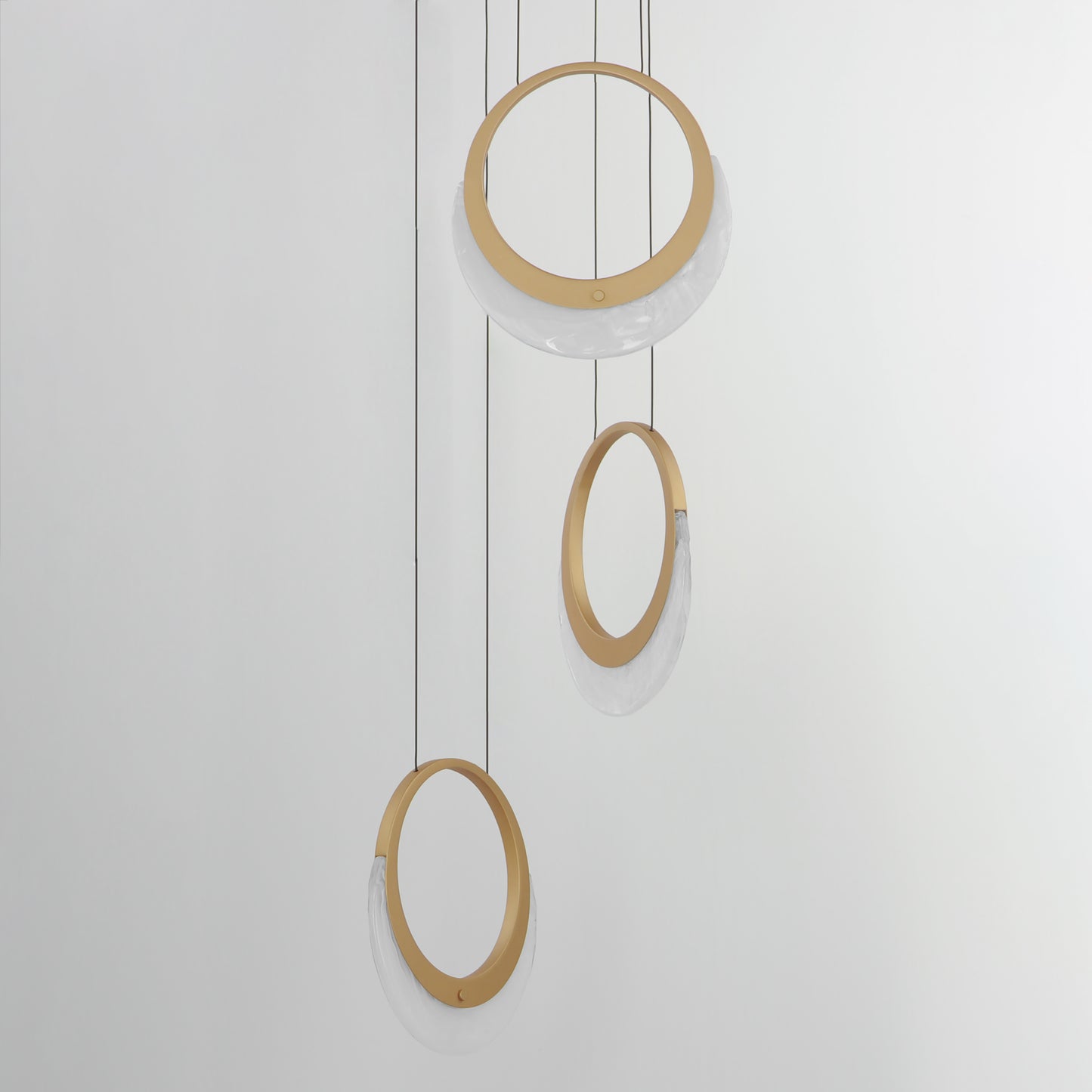 Lyra 3-Light LED Pendant Gold by ET2