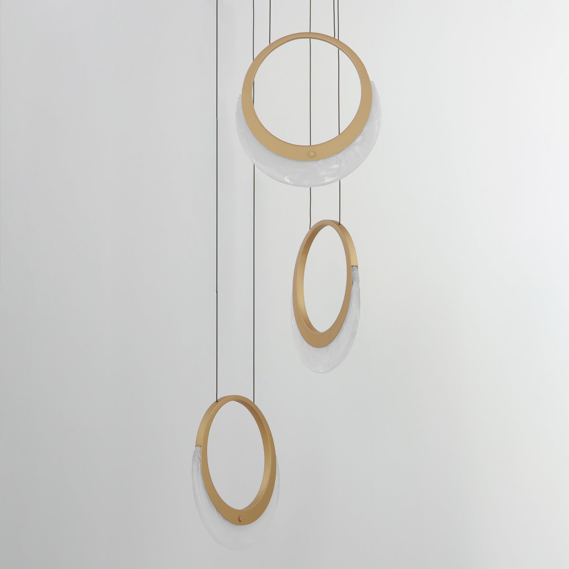 Lyra 3-Light LED Pendant Gold by ET2