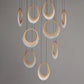 Lyra 9-Light LED Pendant Gold by ET2