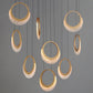 Lyra 9-Light LED Pendant Gold by ET2