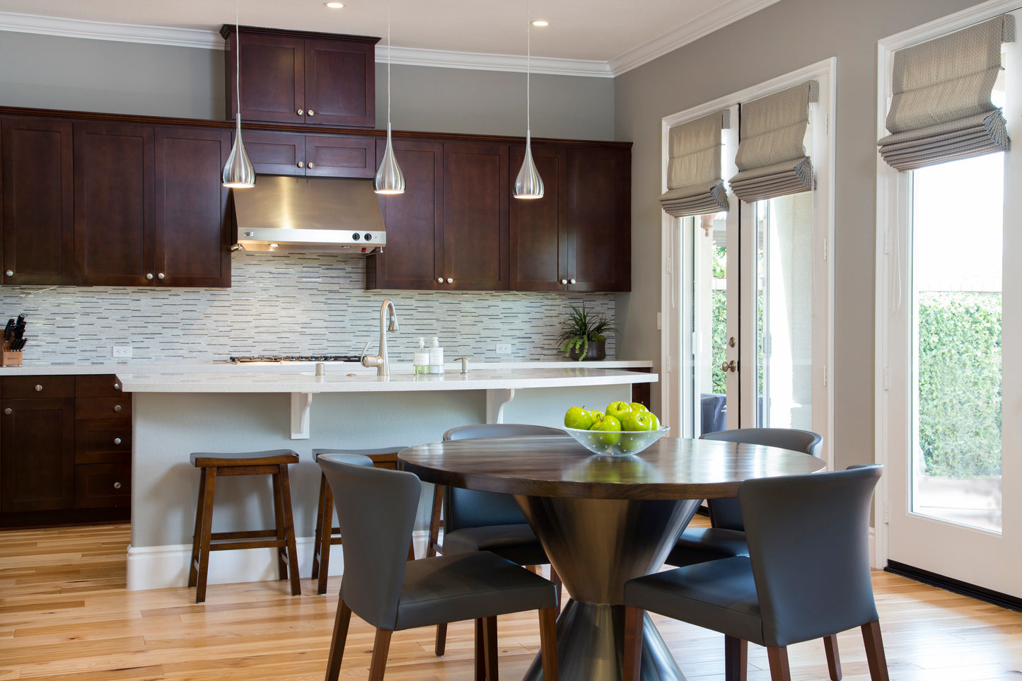 Teardrop Pendant Satin Nickel by ET2