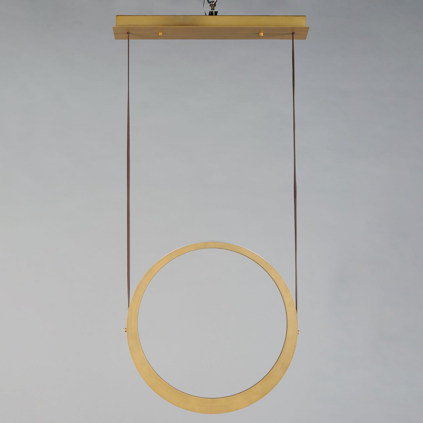 Tether LED Pendant Natural Aged Brass by ET2
