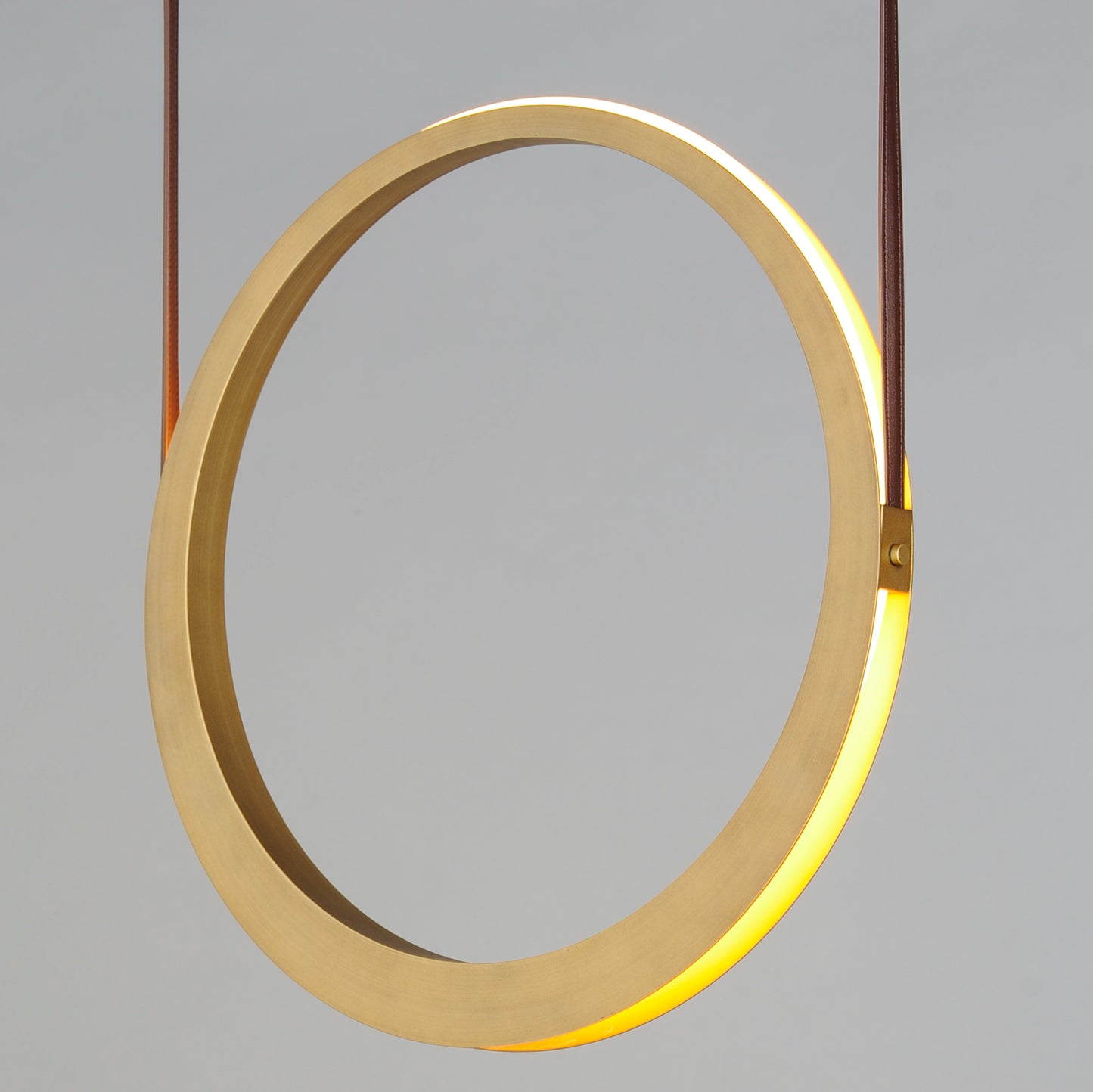 Tether LED Pendant Natural Aged Brass by ET2