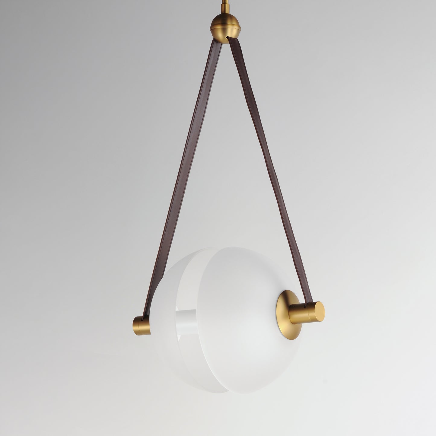 Dispatch 17" LED Pendant Natural Aged Brass by ET2