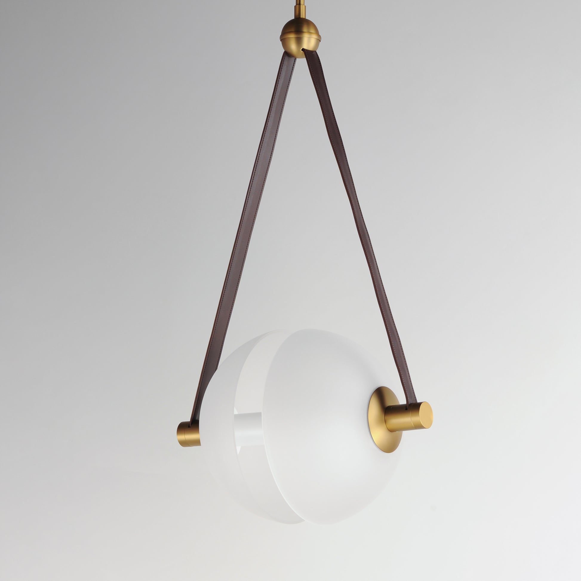 Dispatch 17" LED Pendant Natural Aged Brass by ET2