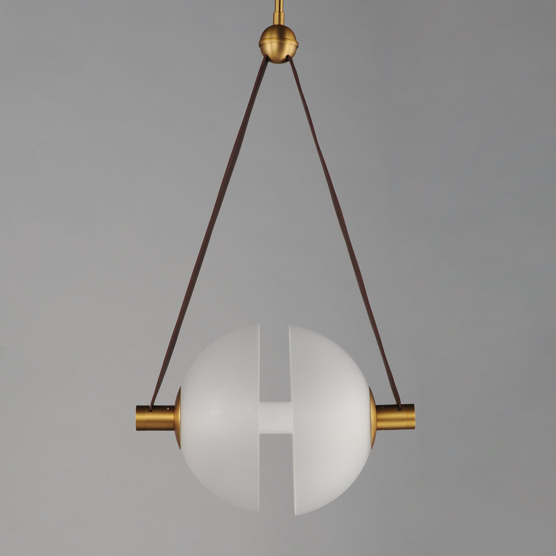 Dispatch 17" LED Pendant Natural Aged Brass by ET2