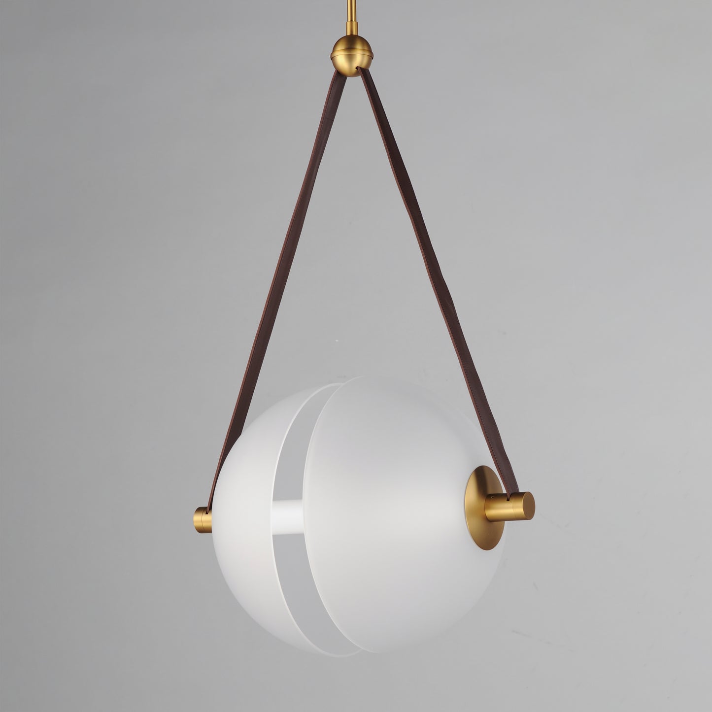 Dispatch 21" LED Pendant Natural Aged Brass by ET2