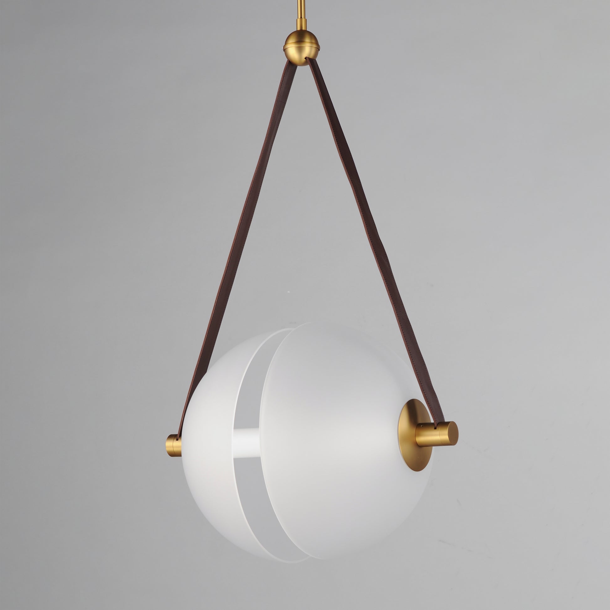 Dispatch 21" LED Pendant Natural Aged Brass by ET2