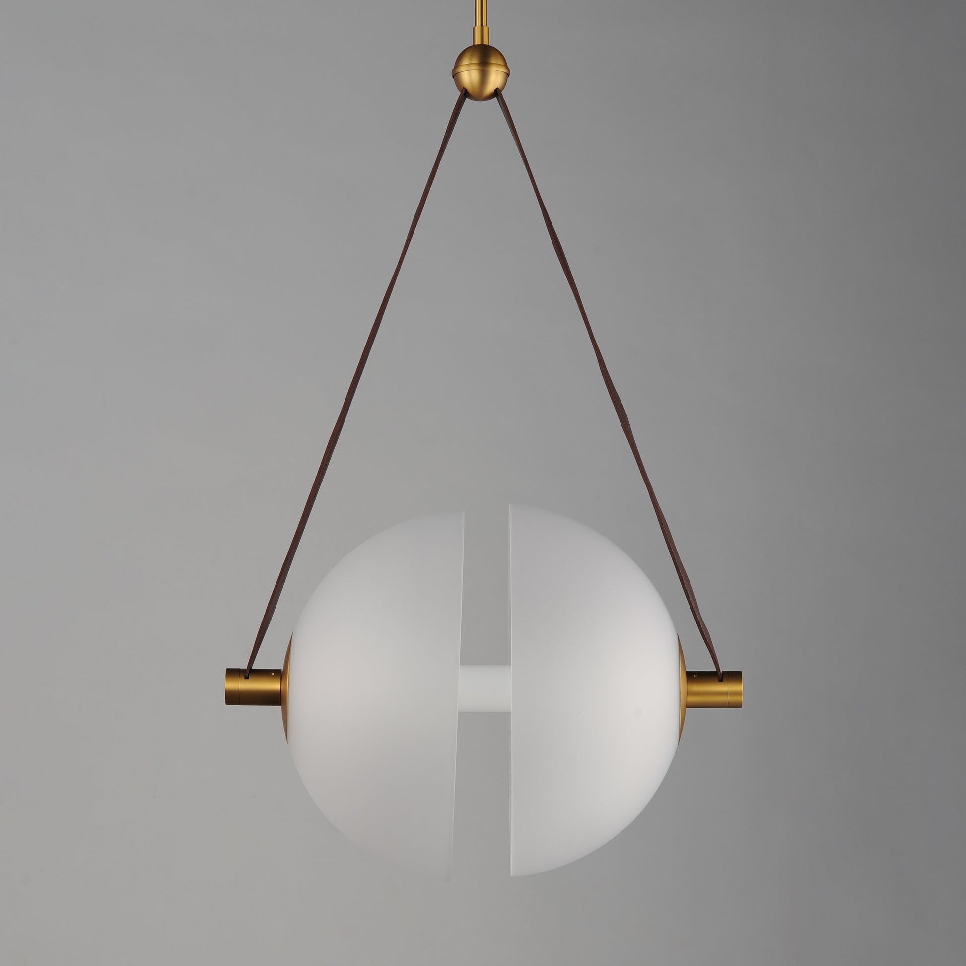 Dispatch 21" LED Pendant Natural Aged Brass by ET2