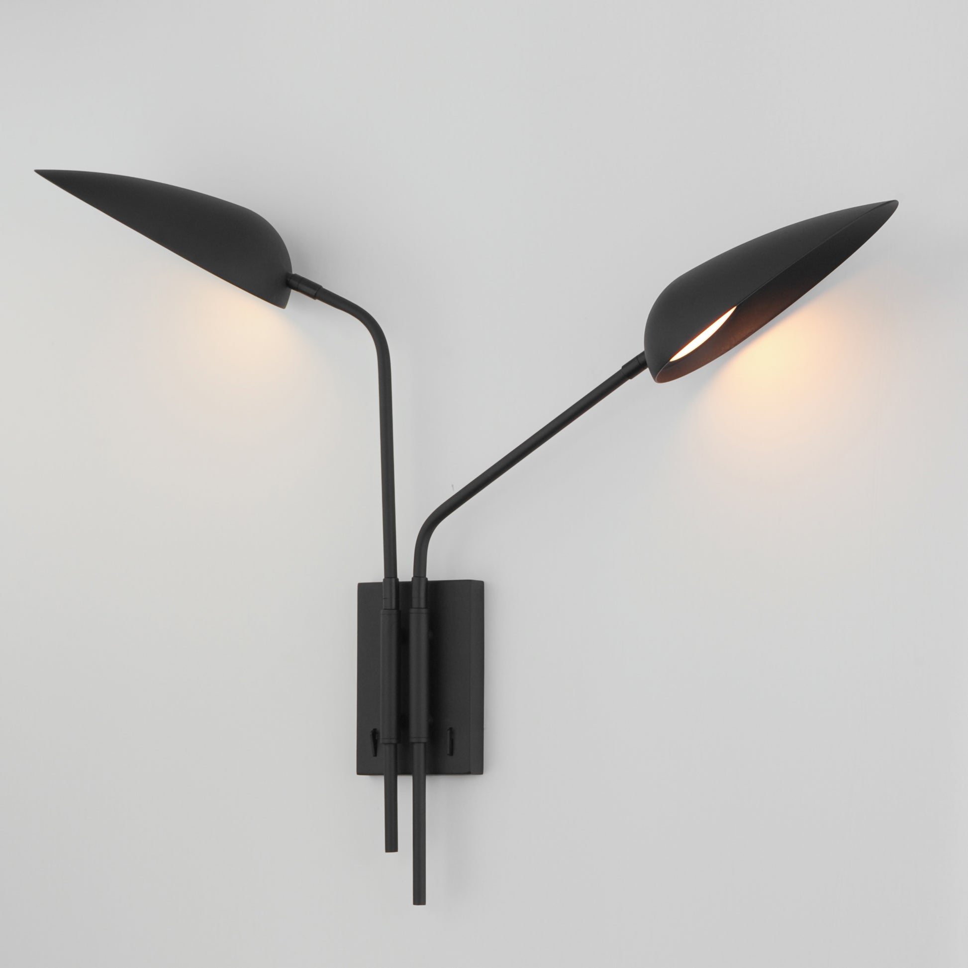 Marsh 2-Light LED Wall Sconce Black by ET2