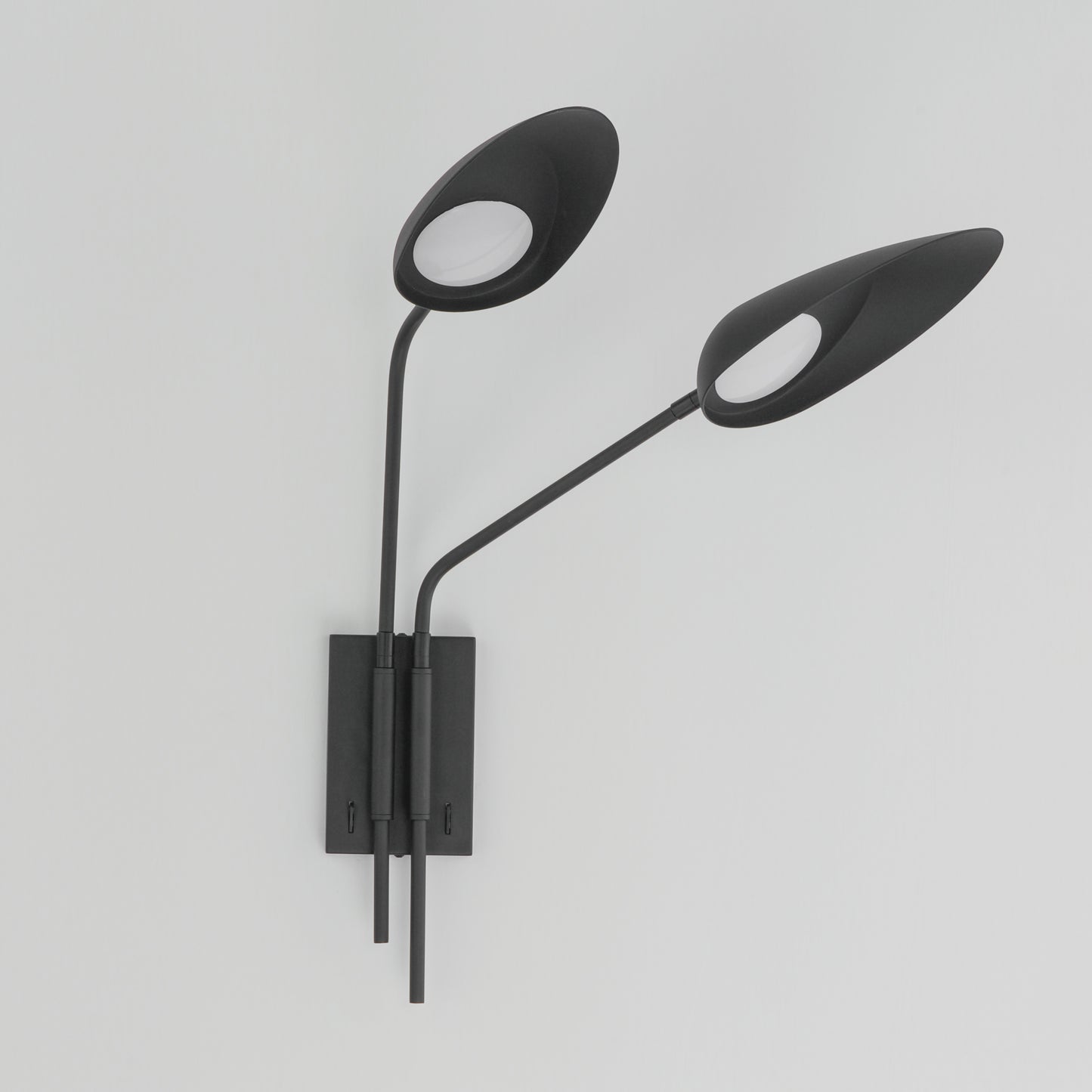 Marsh 2-Light LED Wall Sconce Black by ET2