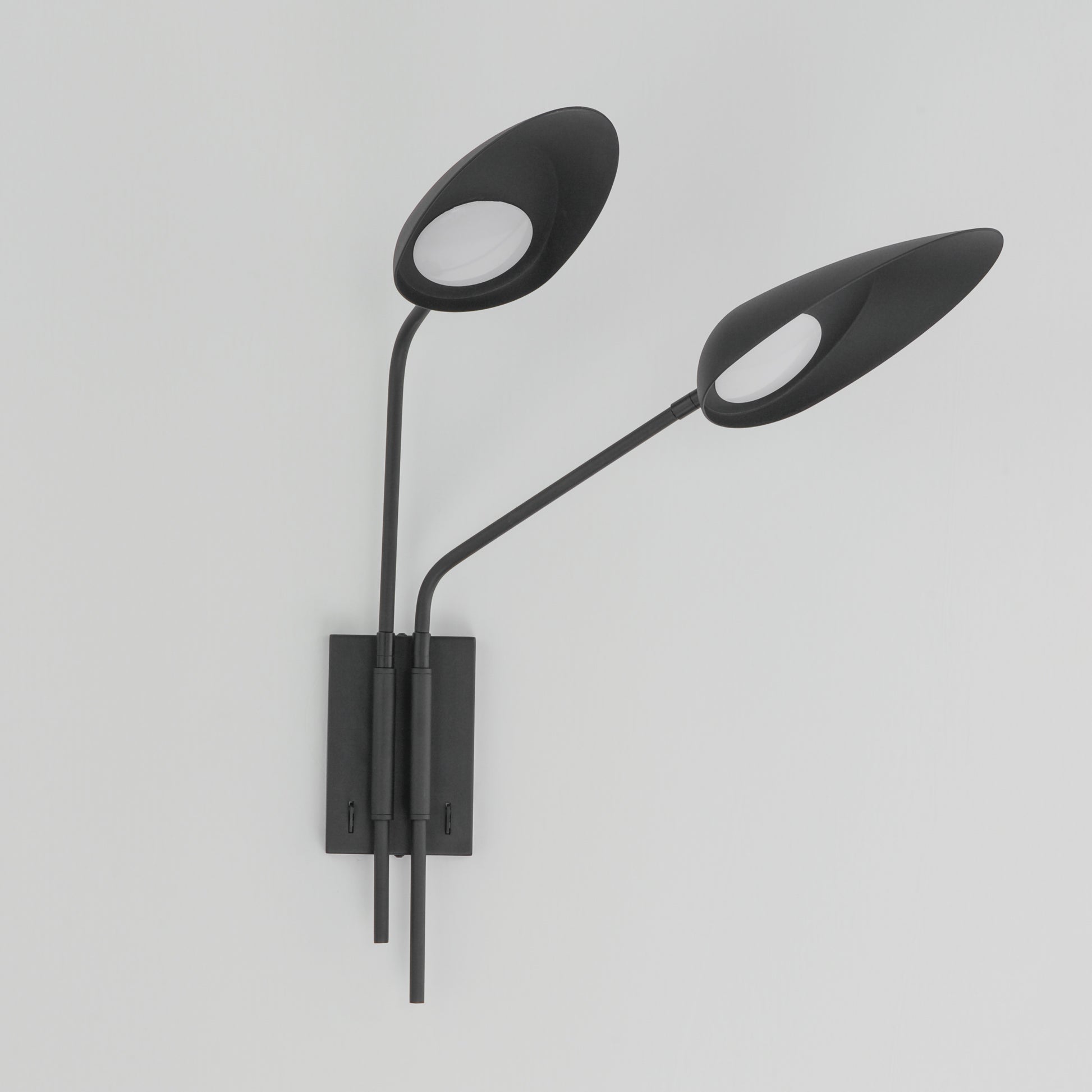 Marsh 2-Light LED Wall Sconce Black by ET2