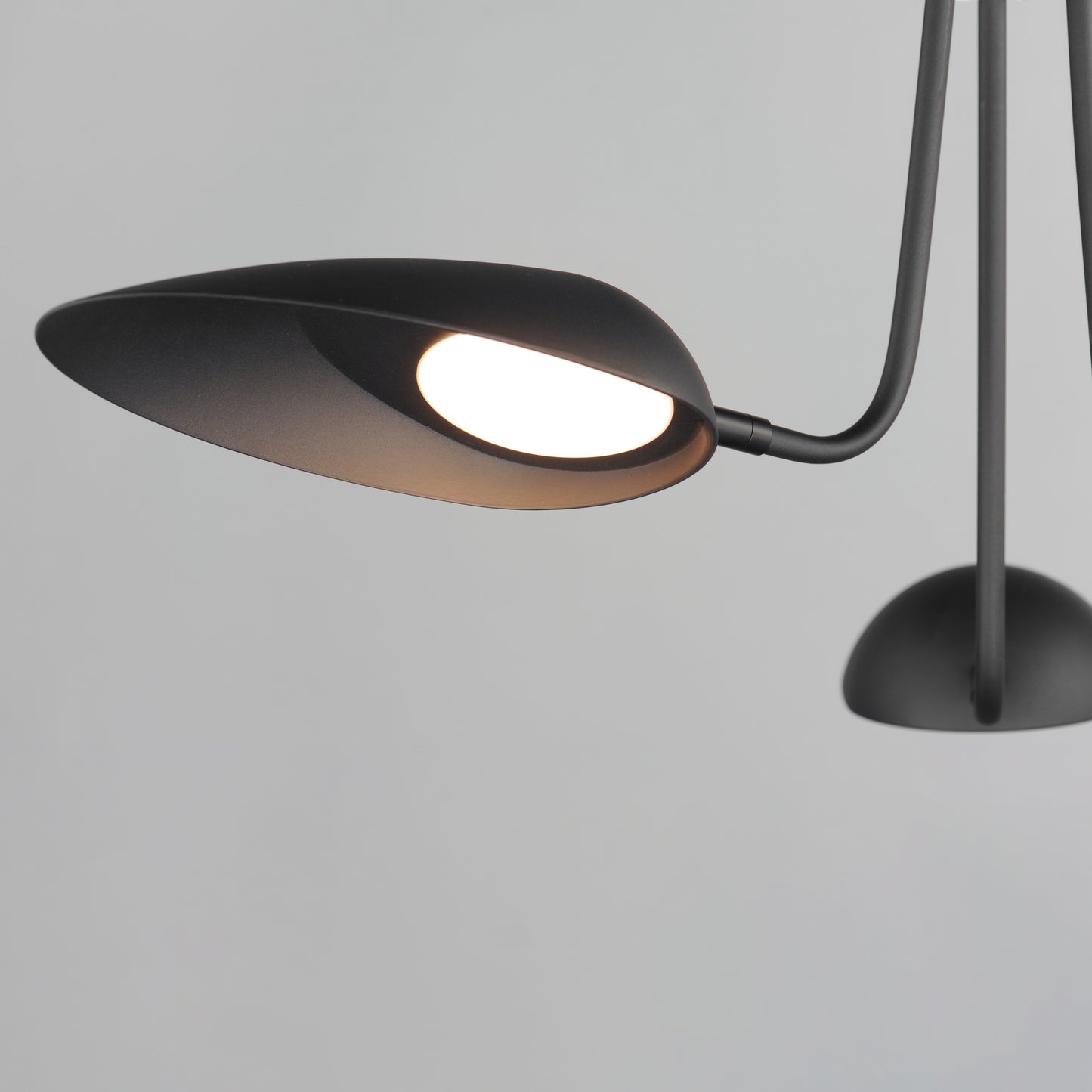 Marsh 3-Light LED Pendant Black by ET2